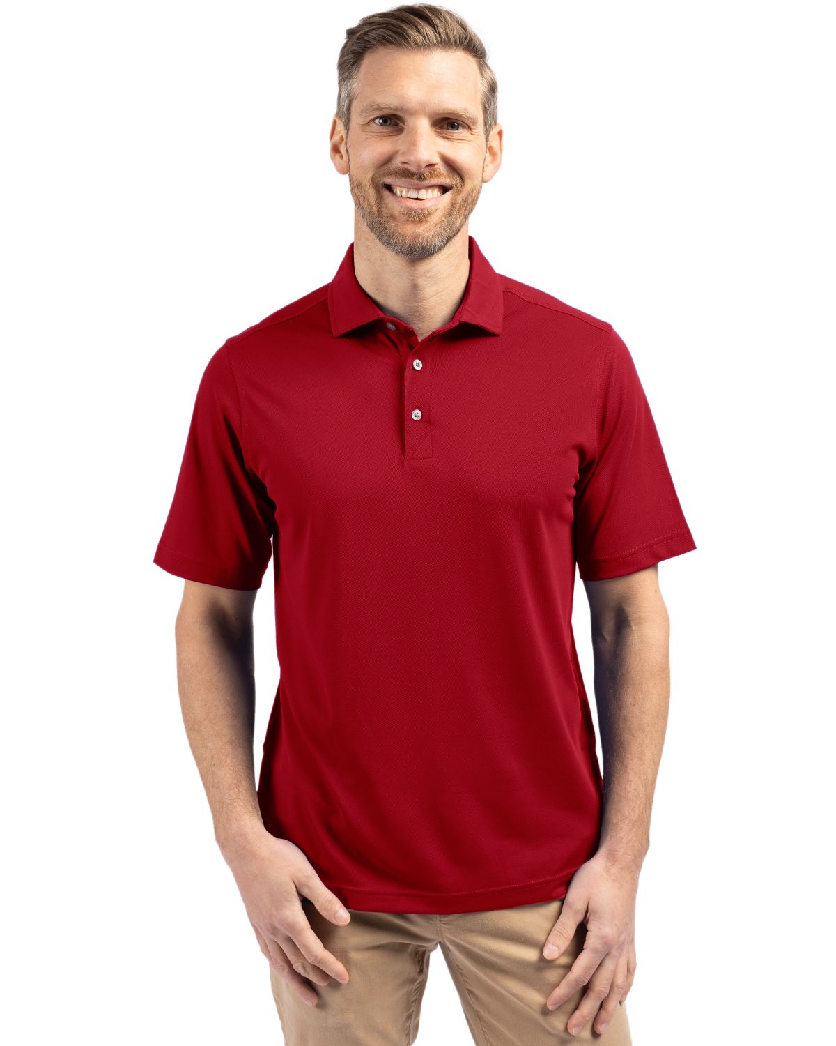 Cutter & Buck Virtue Recycled Featherlight Pique Mens Polo 19