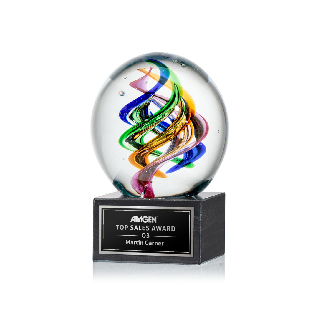 Galileo Award on Square Marble Base 7