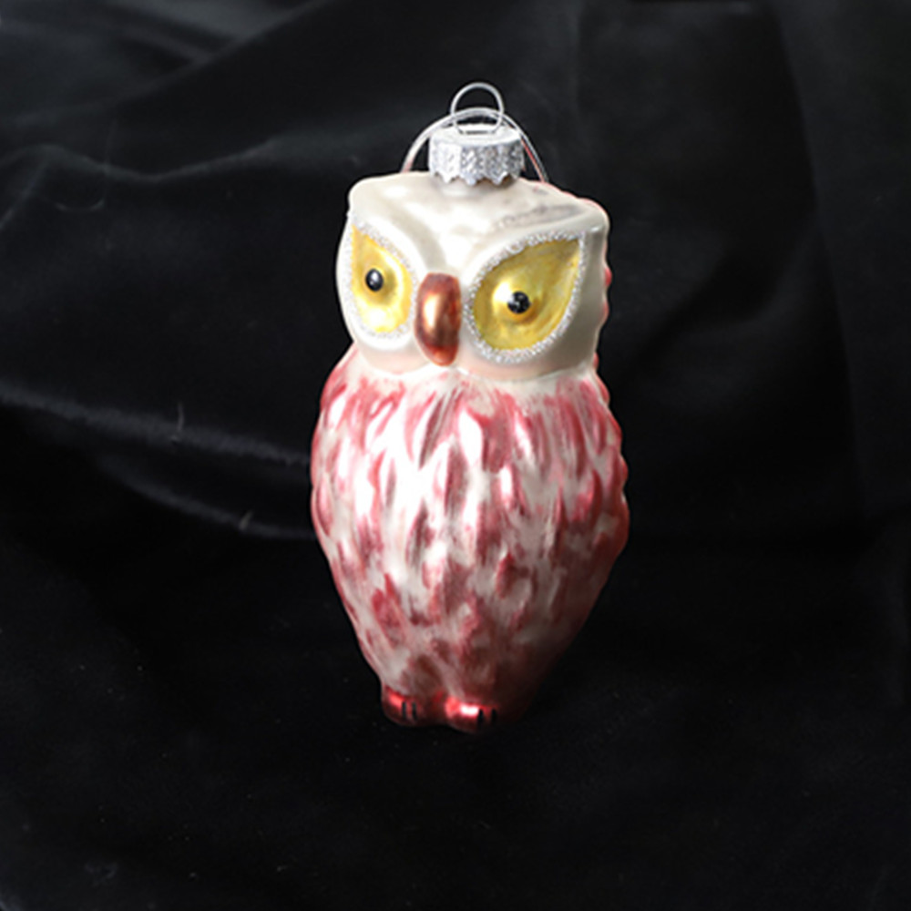 Owl Shape Christmas Ornaments 6