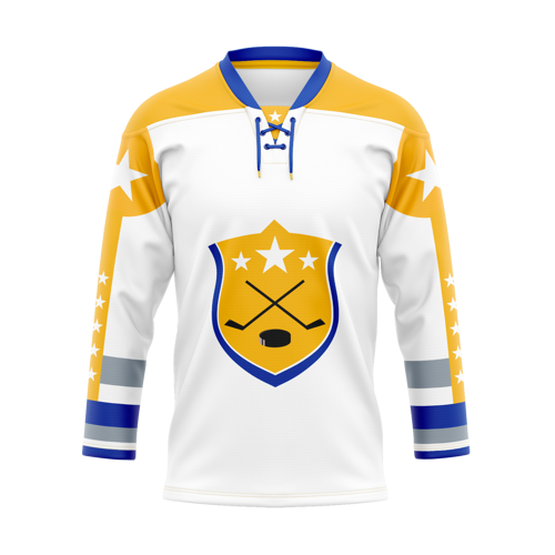 Men's & Kids' Ice Hockey Jersey with Lace Collar 2