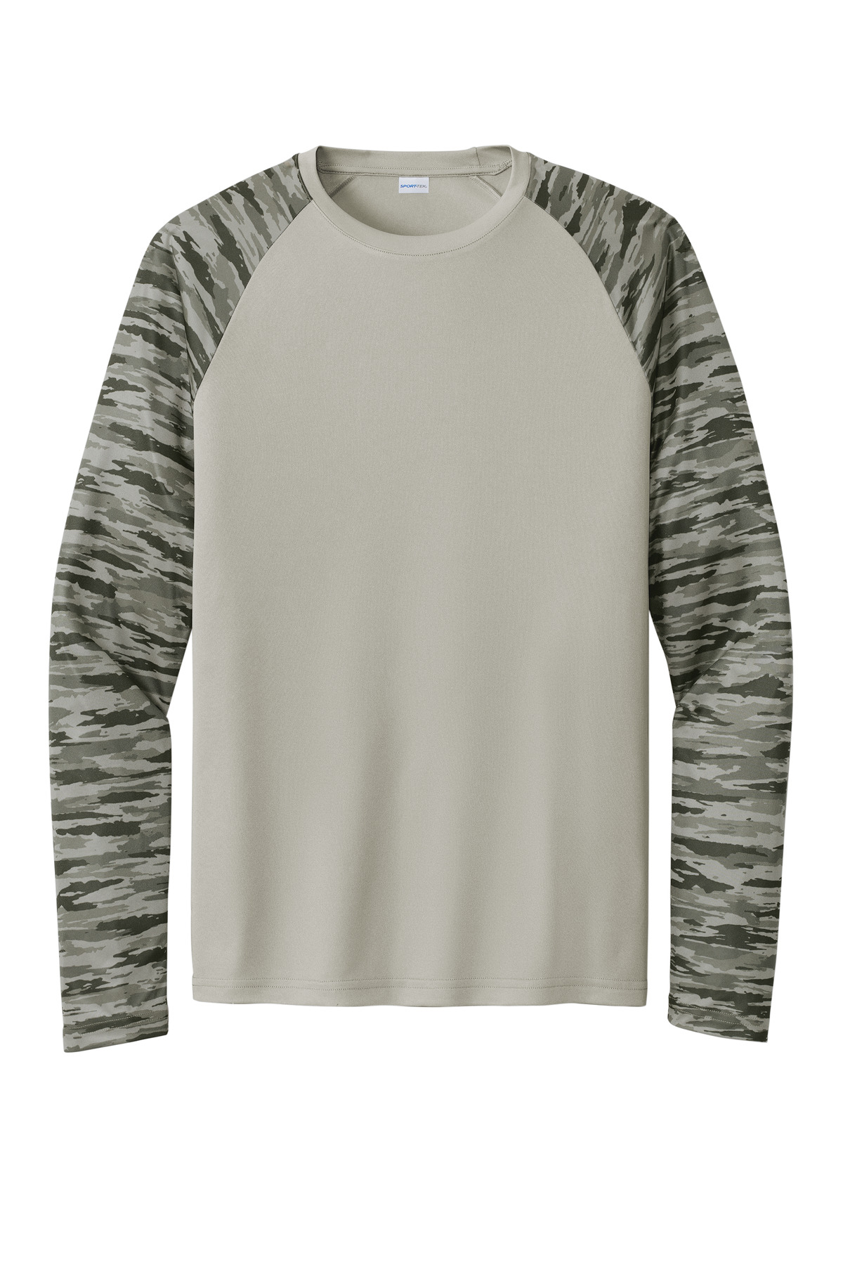 Sport-Tek Drift Camo Colorblock Long Sleeve Tee ST376LS 31
