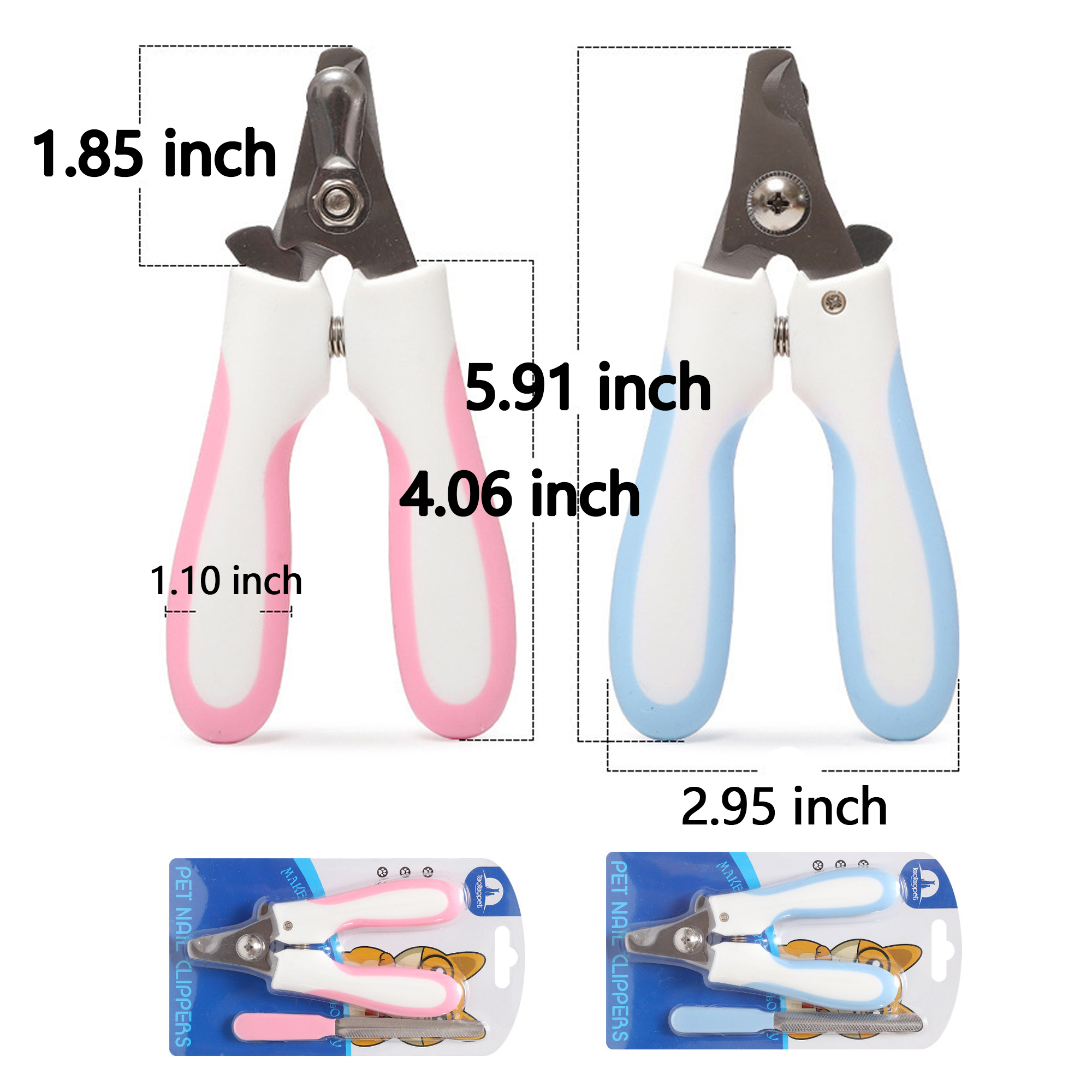 Dog And Cat Nail Clippers Safety Pet Care Tools 4