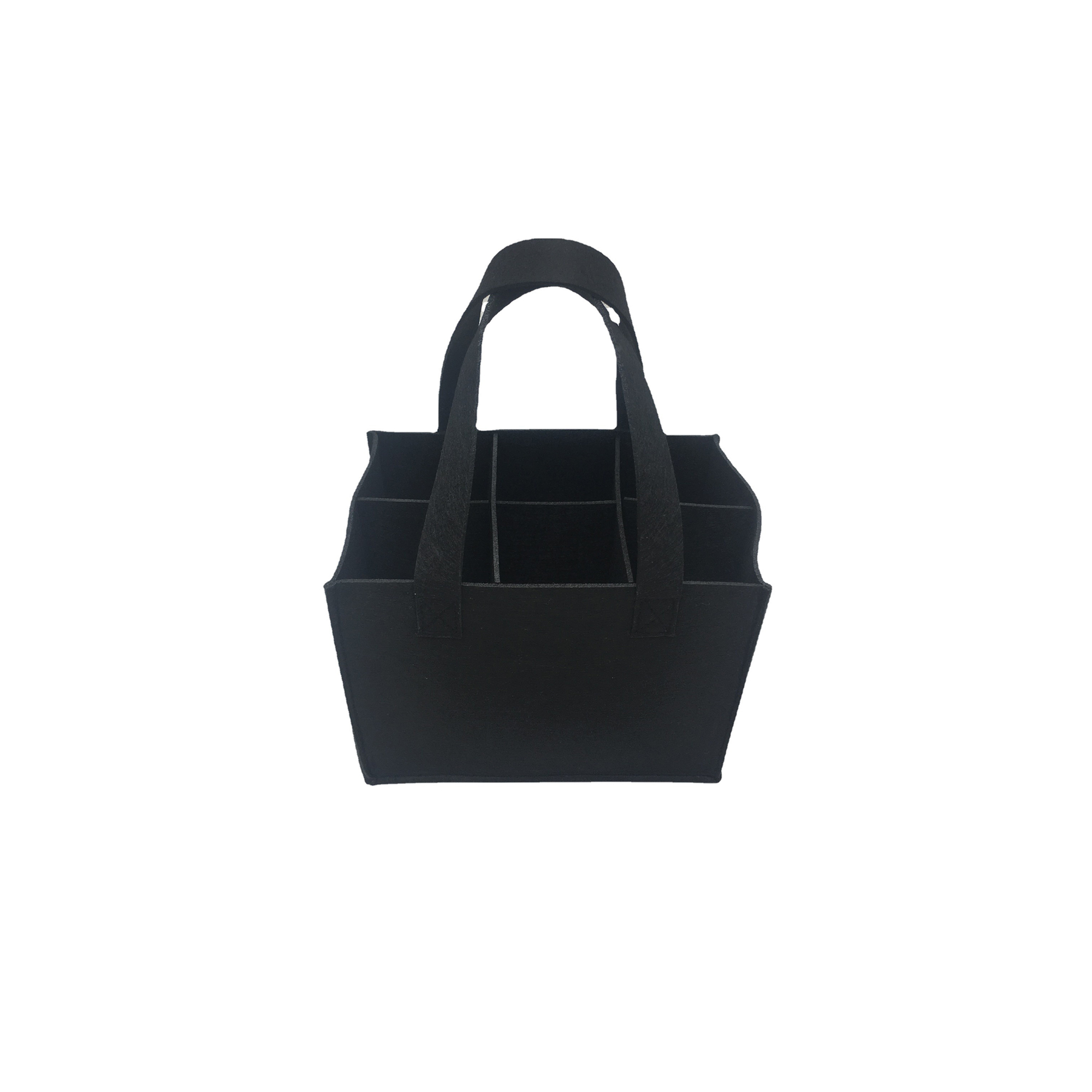 Six Compartment Non Woven Wine Carrier Tote With Divider 3