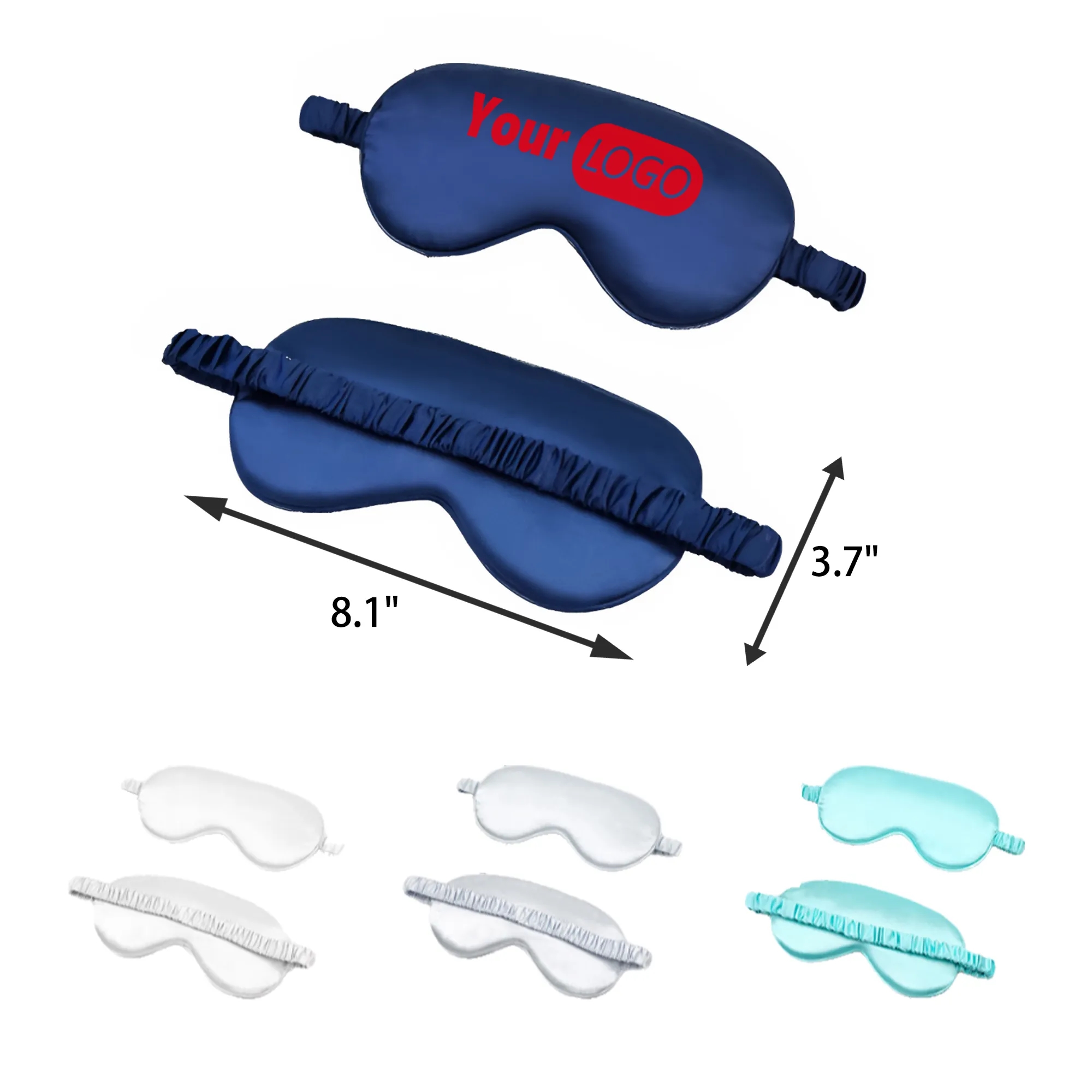 MOQ 50 PCS Solid Color Eye Mask