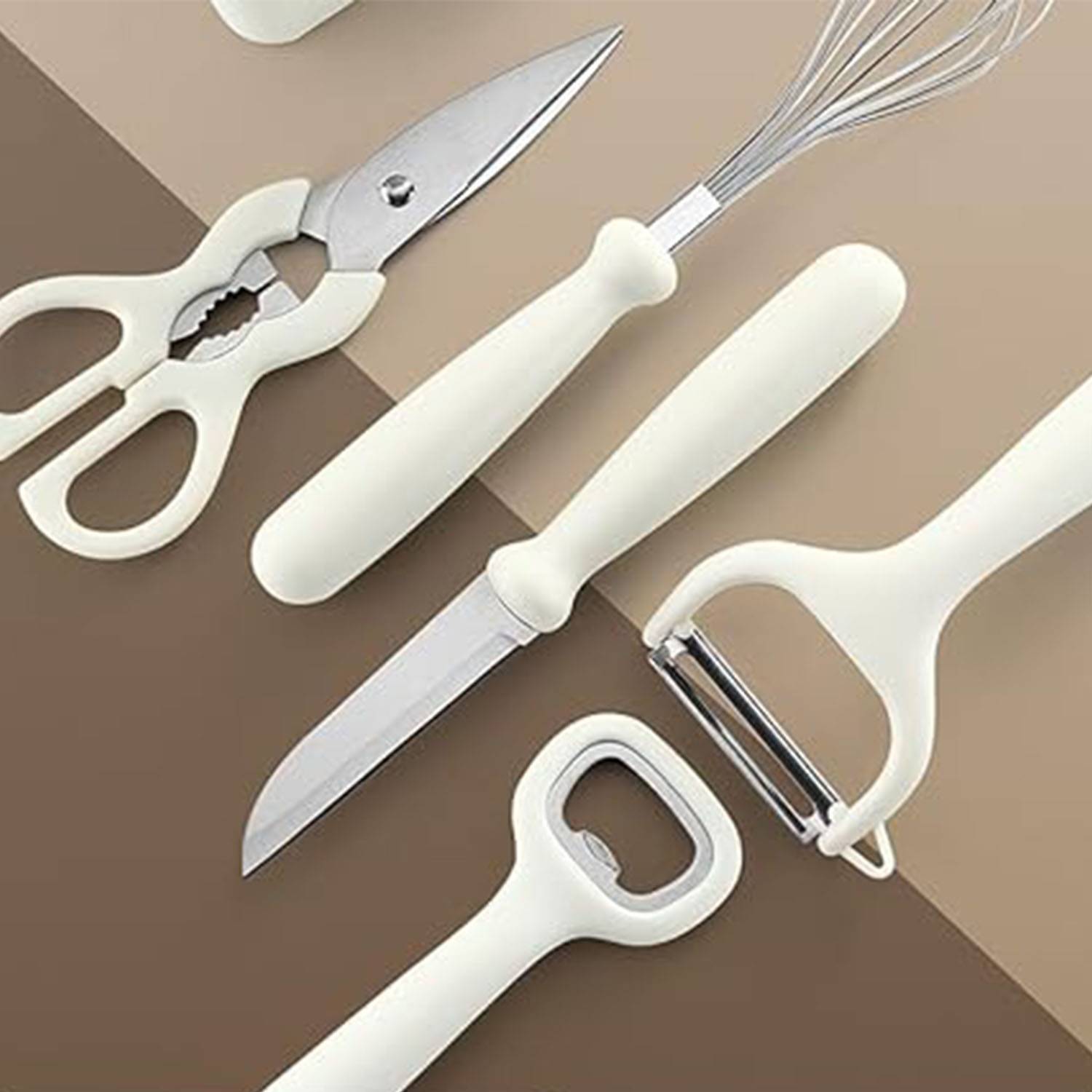 6-piece kitchen gadget set with storage stand 4