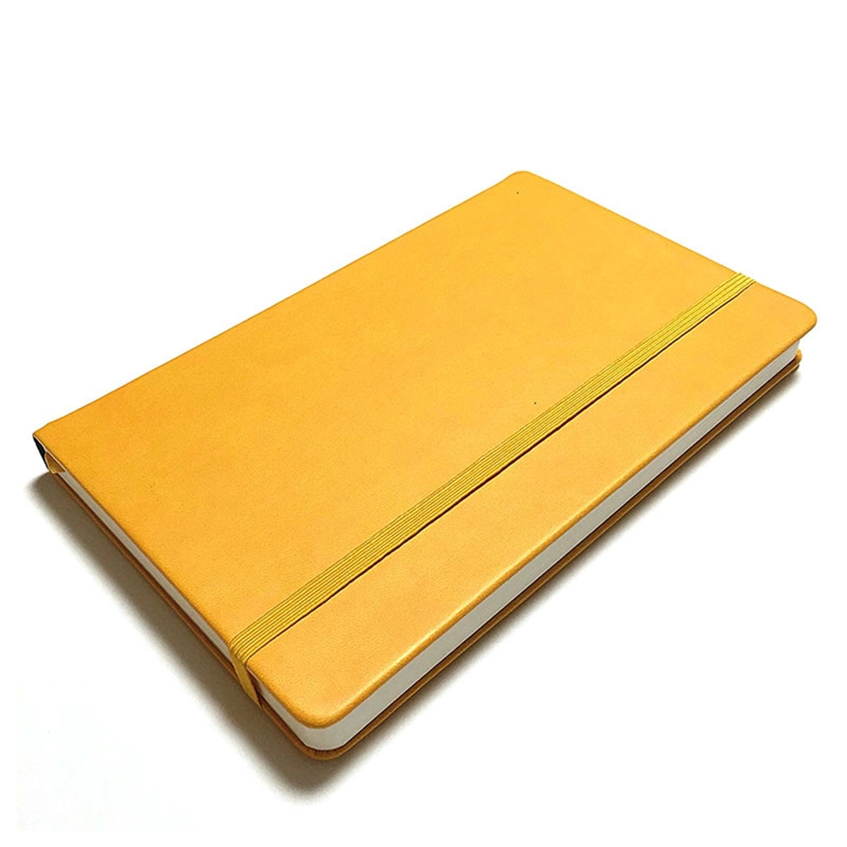 Classical A5 dotted grip journal striped pu cover with pocke 3