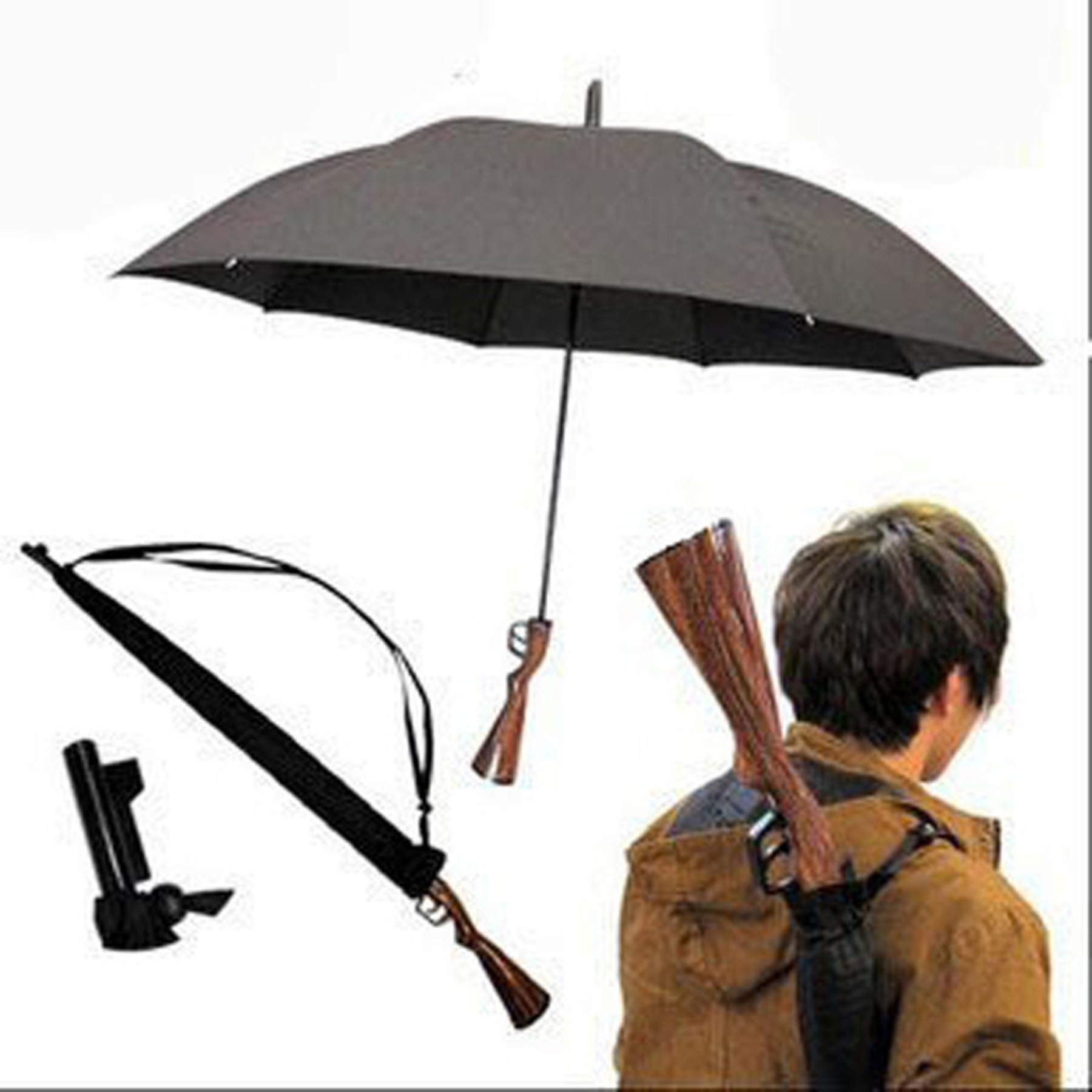45" Black Umbrella 1