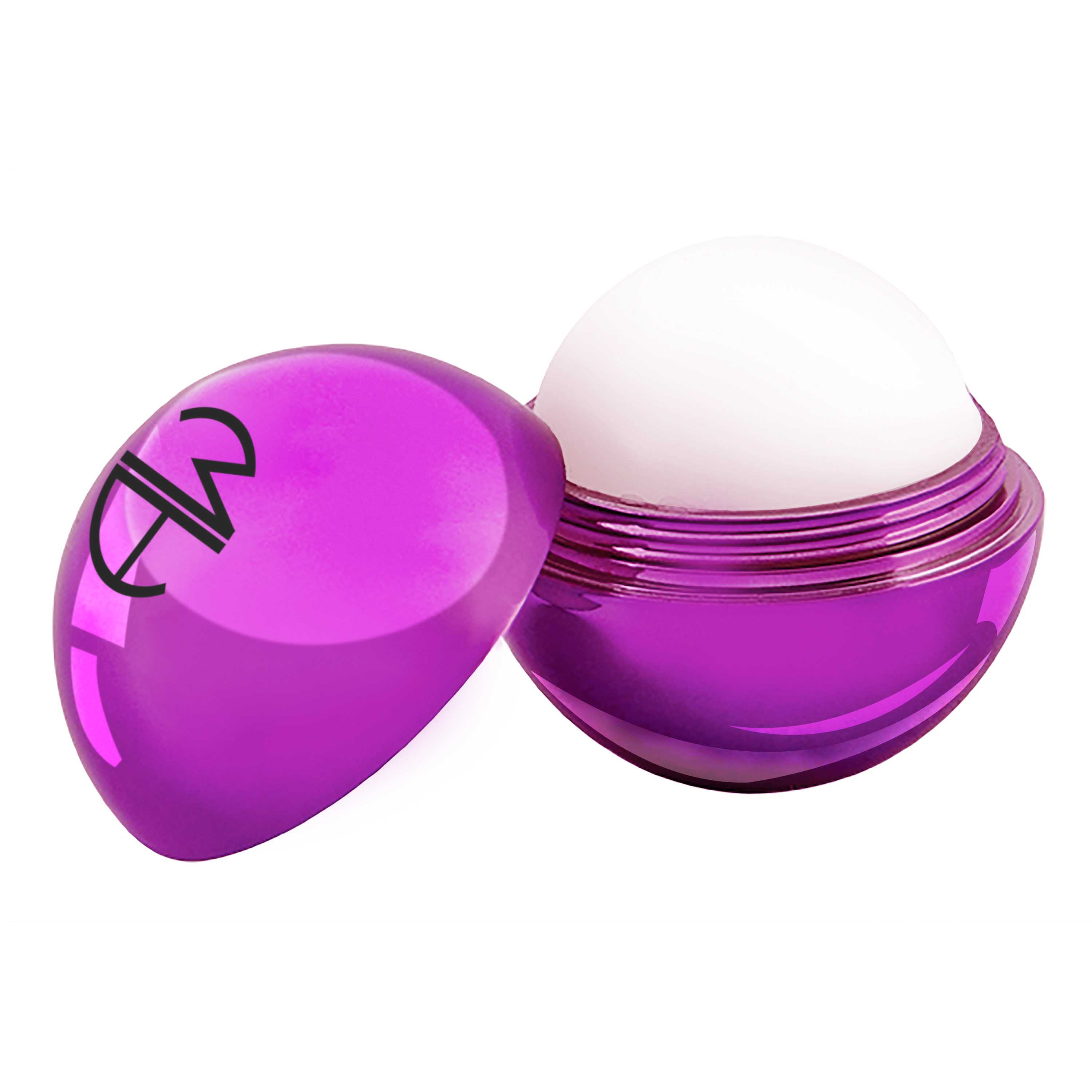 Metallic Finish Round Lip Balm 1