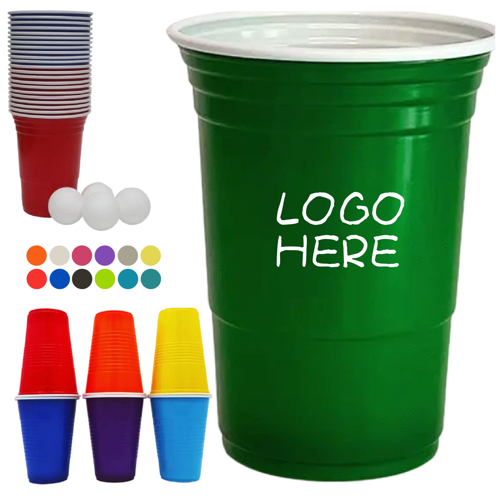 20 oz. Disposable Party Drinking Cups 2