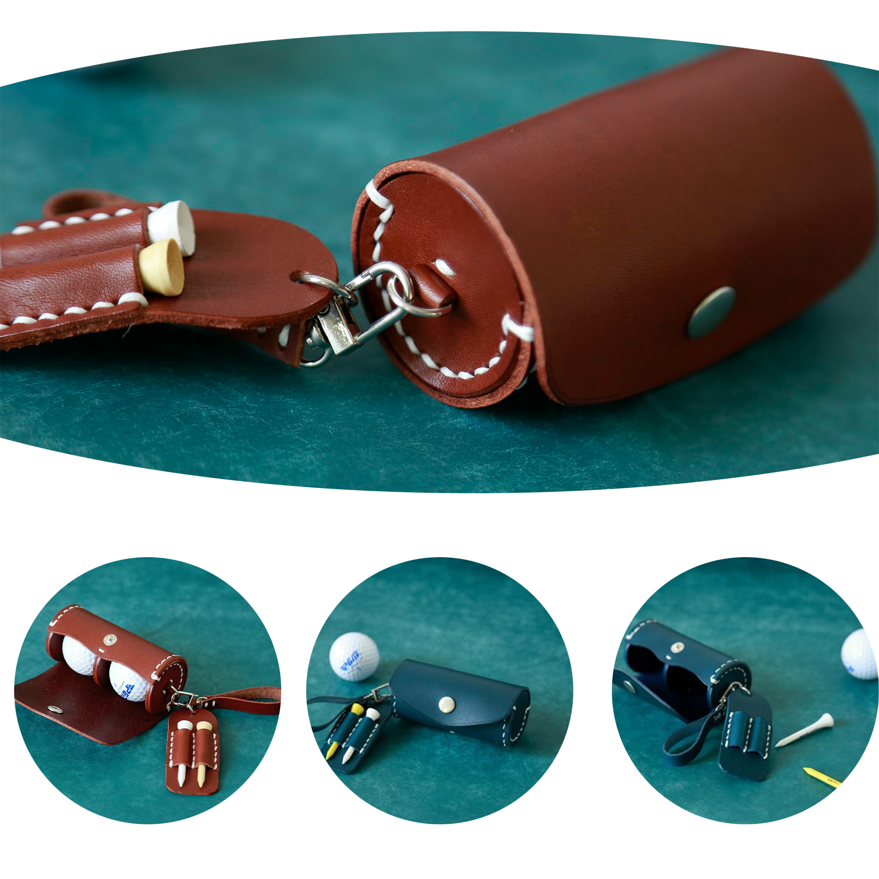 Two Balls & Two Tees Holder Mini Bag 2