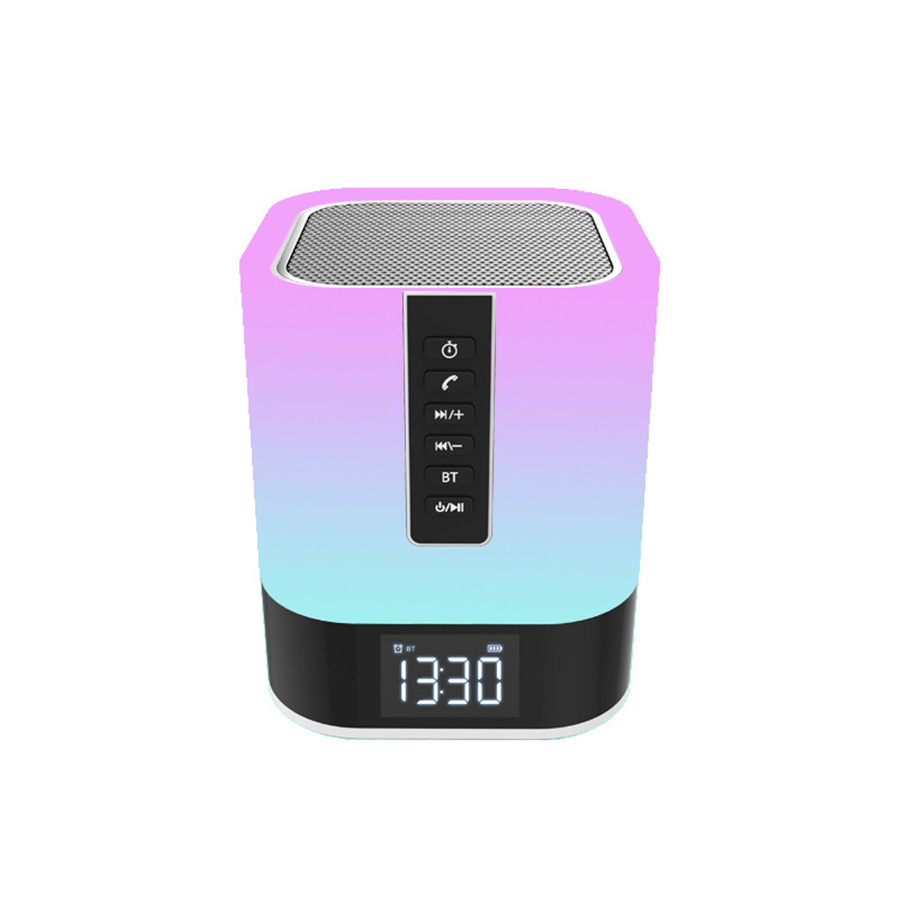 Night Light Alarm Clock Bluetooth Speaker 2