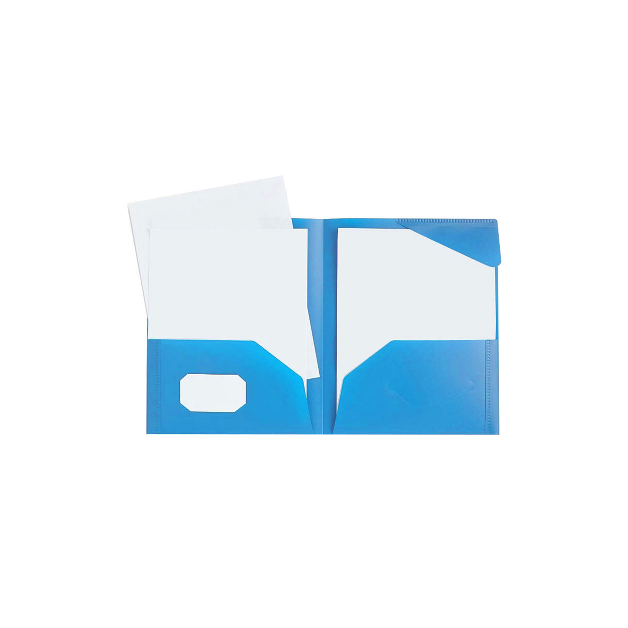 Plastic Two Pocket Folder 6