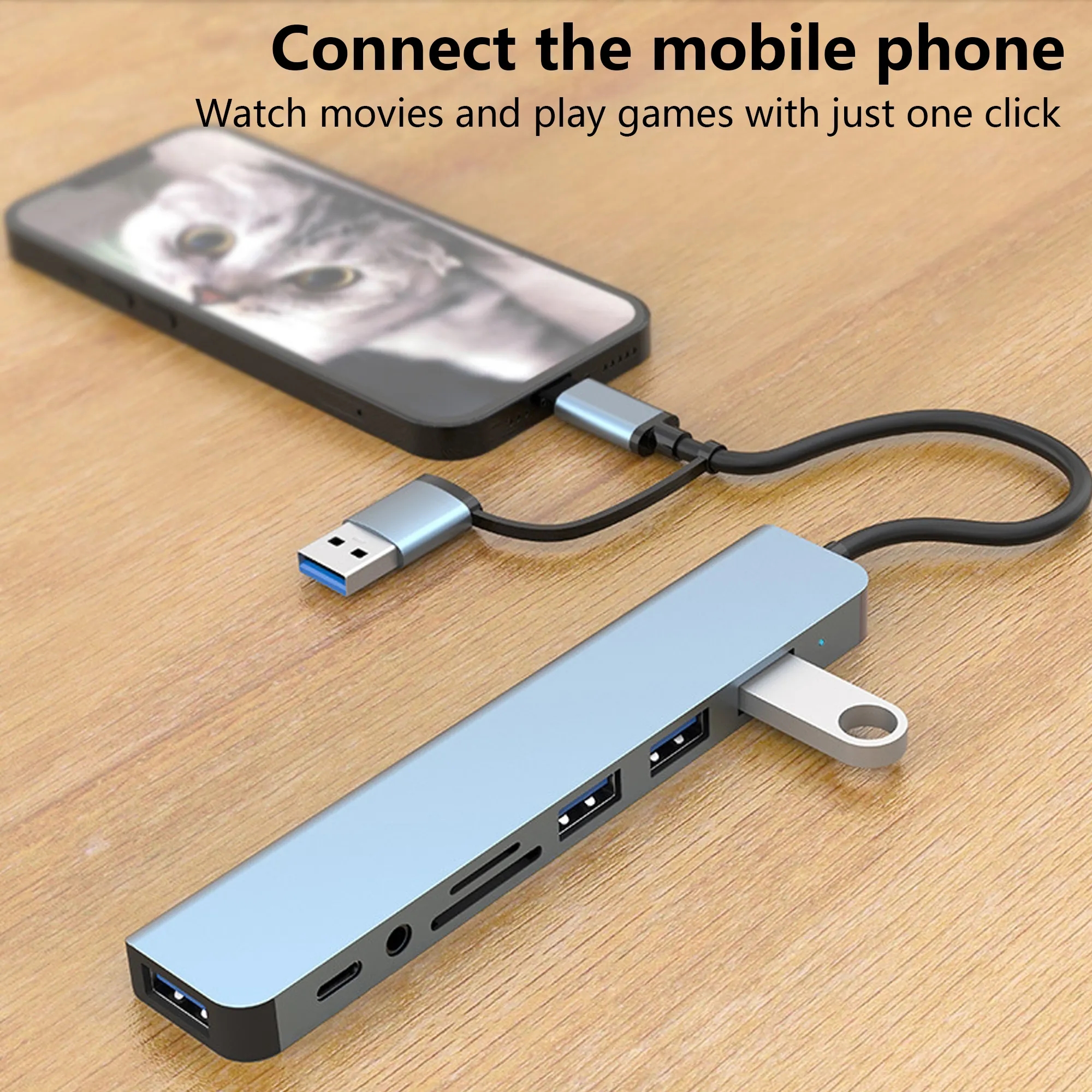 8 In 1 USB-C Hub Adapter 4