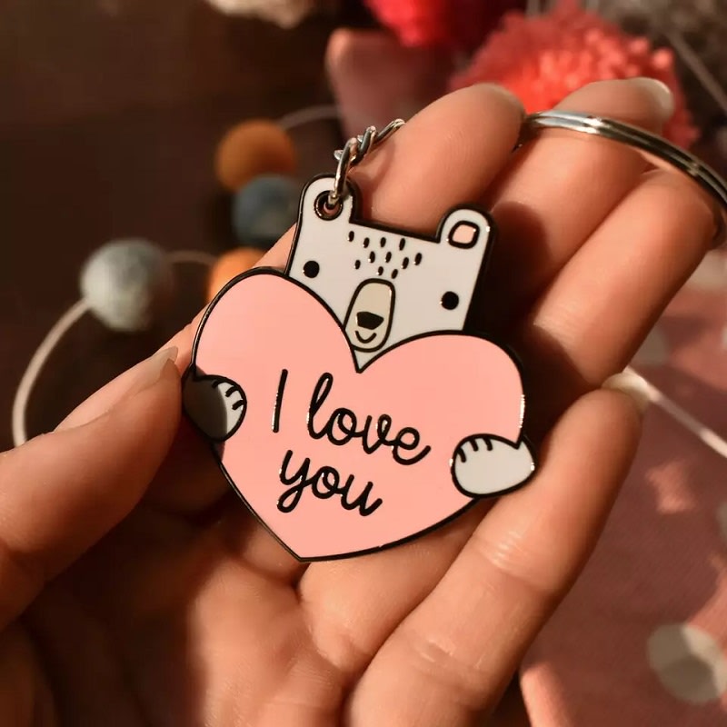 Custom Hard Enamel Metal Keychains 11