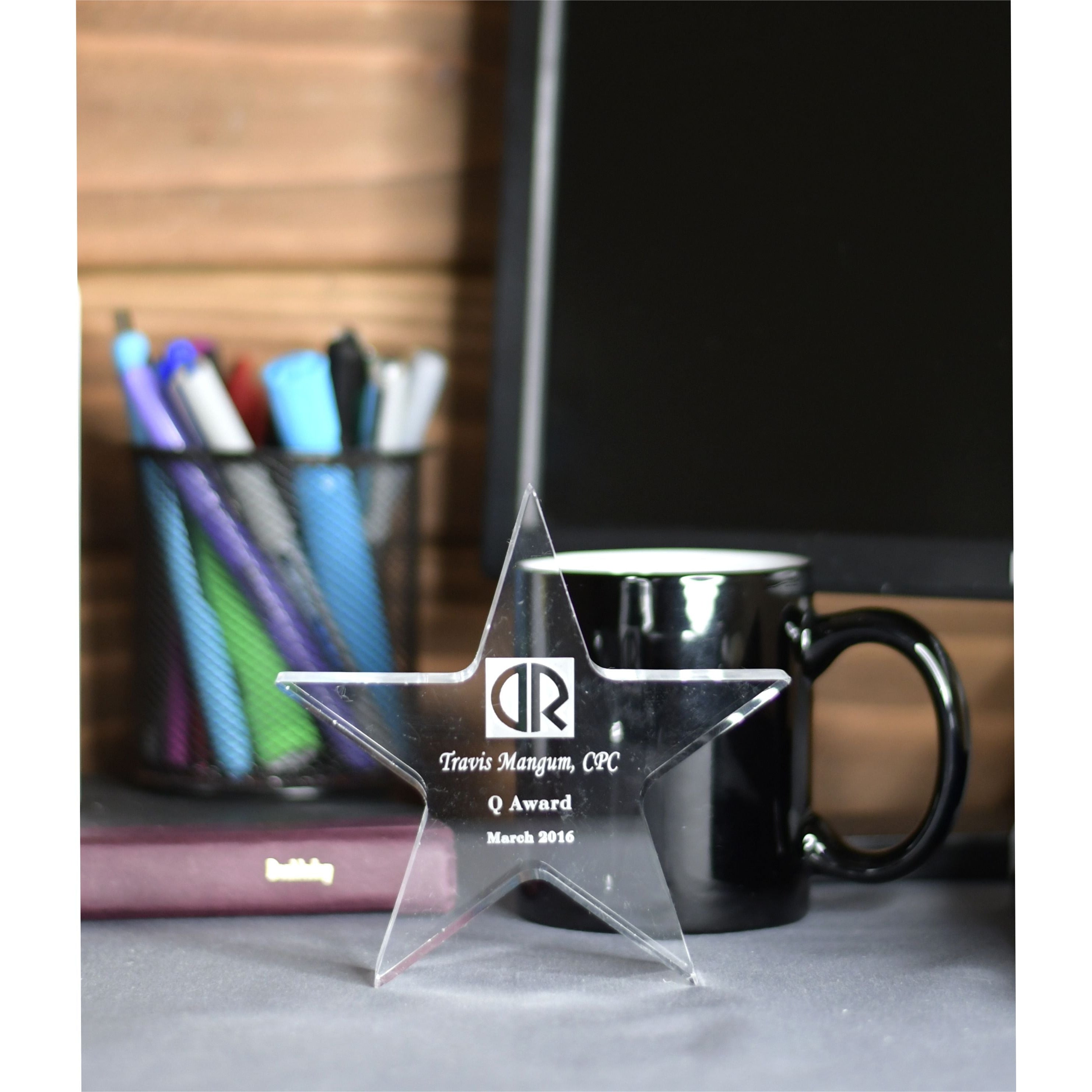 Acrylic Star Performer Paperweight 5