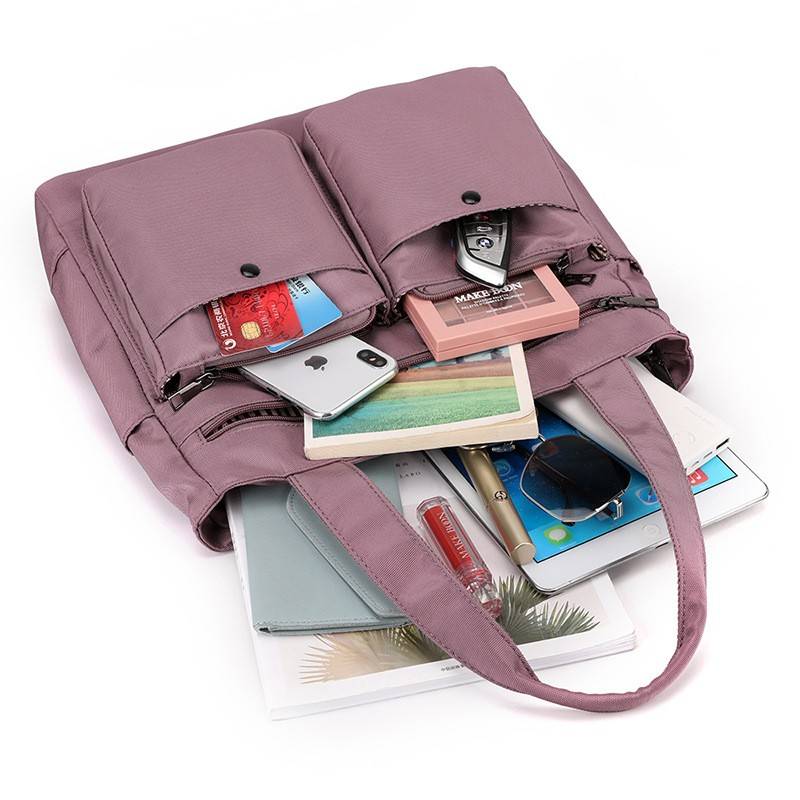 Waterproof Nylon Multi Pocket Shoulder Bags 9