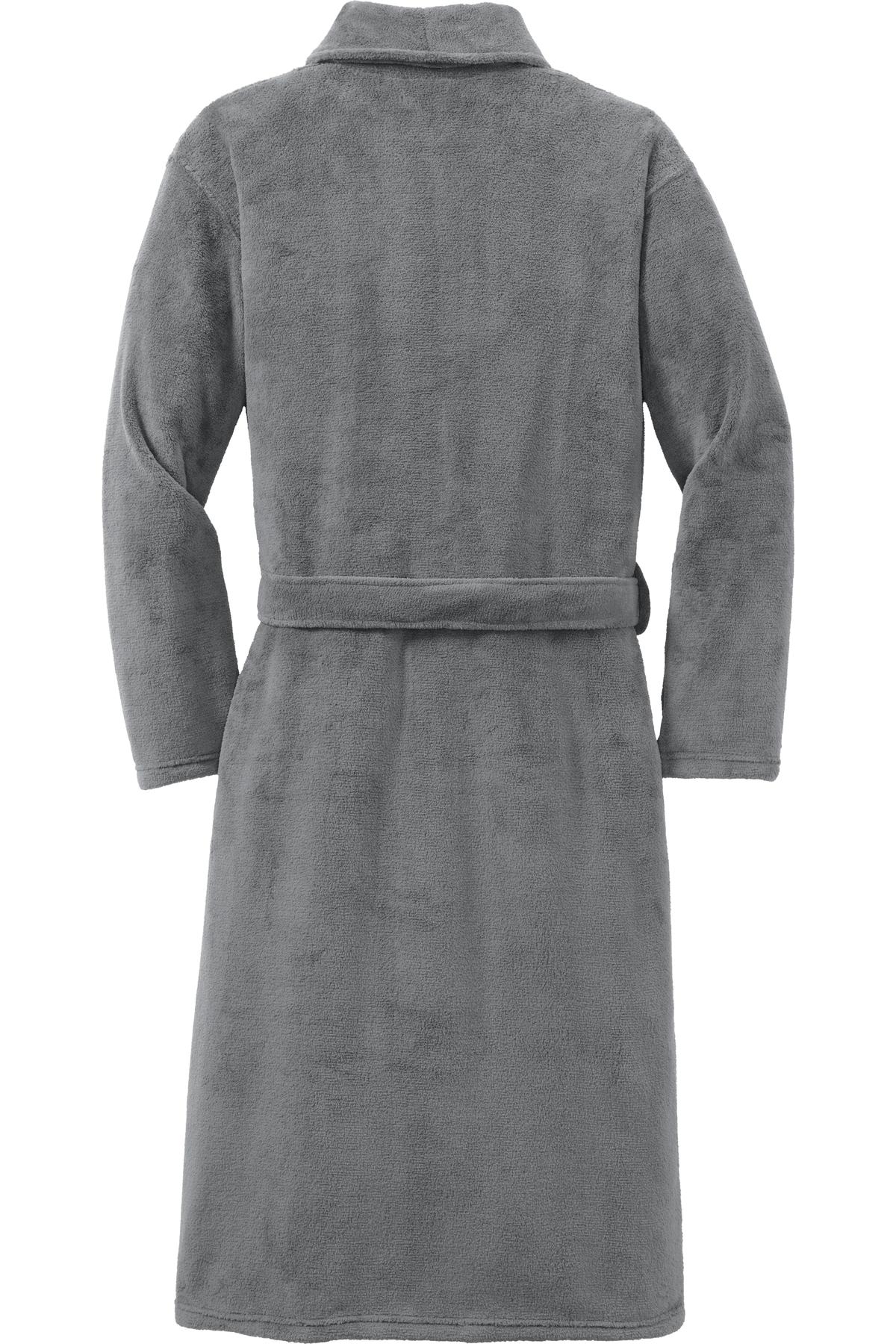 Plush Microfleece Shawl Collar Robe