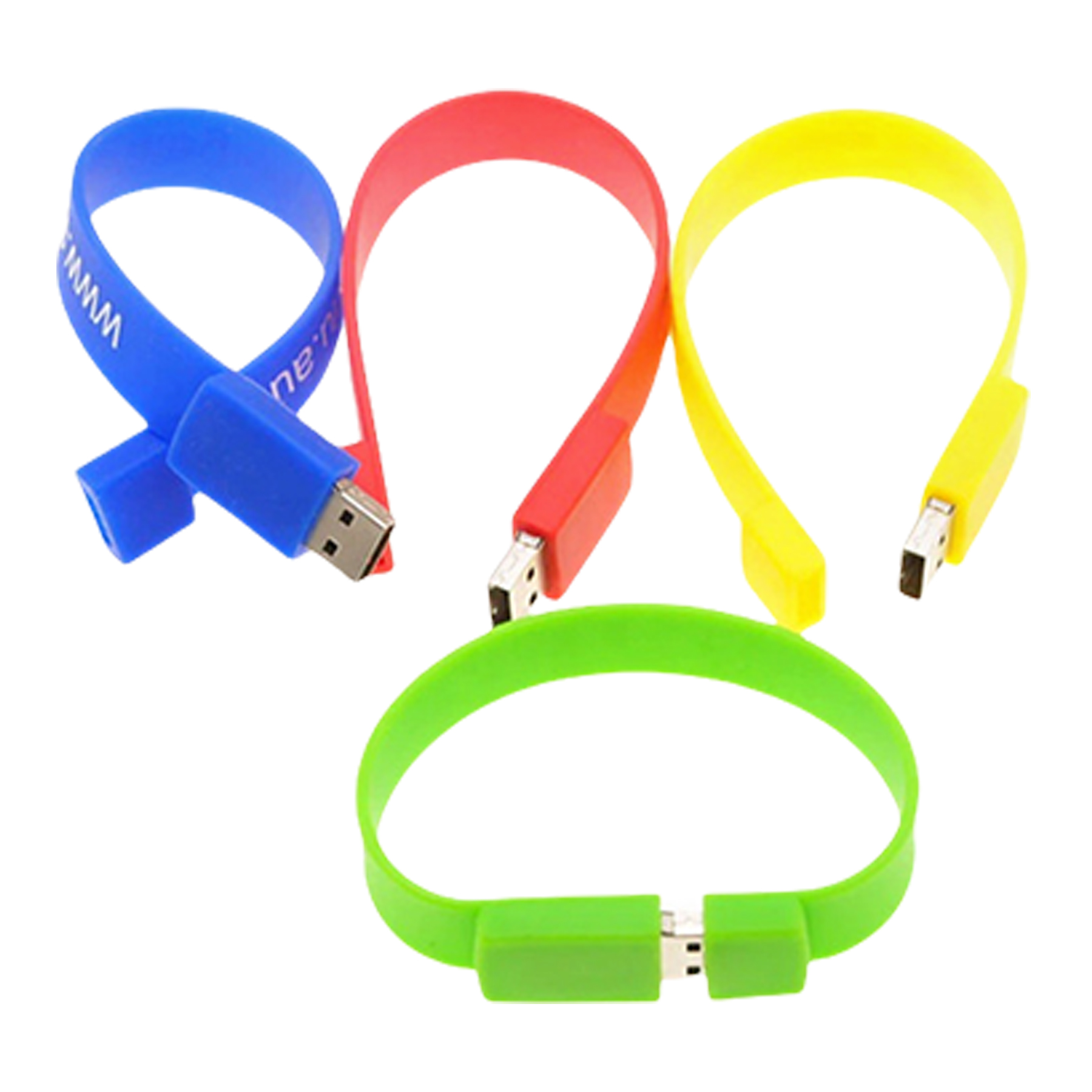 4GB Custom Silicone USB Flash Drive Wristband Bracelet 3