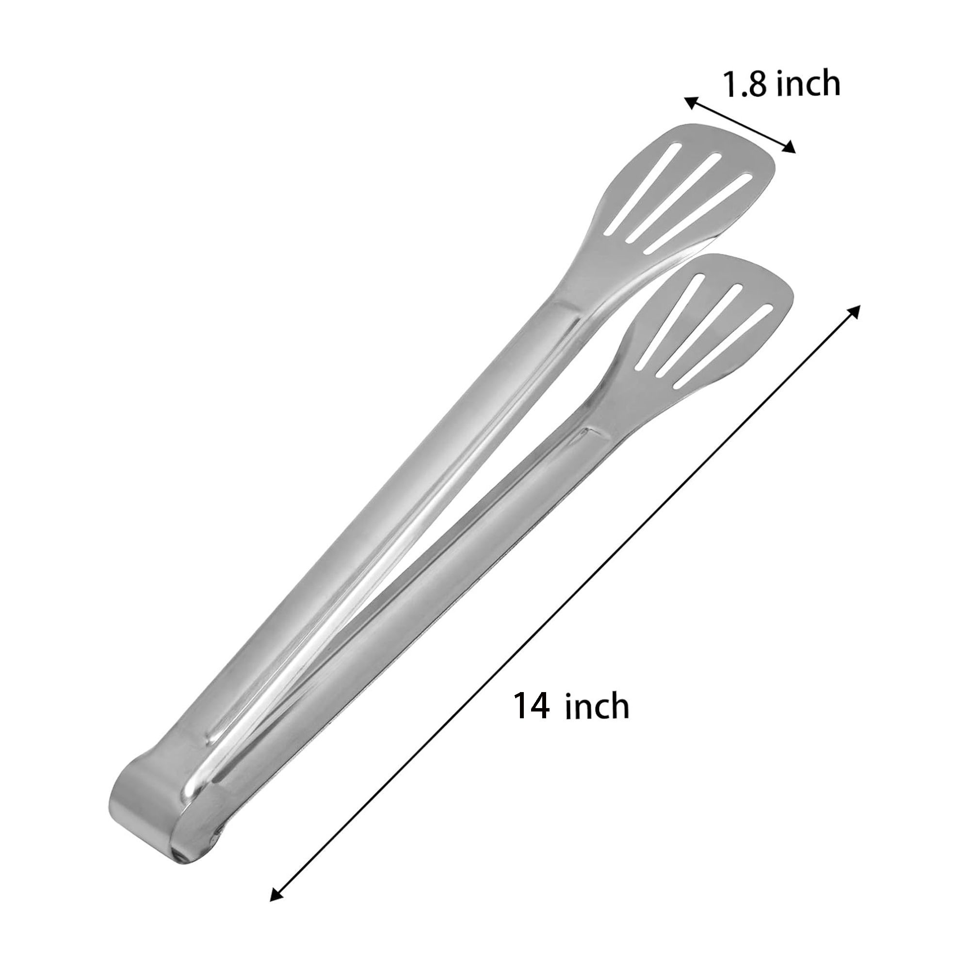 Stainless steel BBQ tongs(14 inch) 2