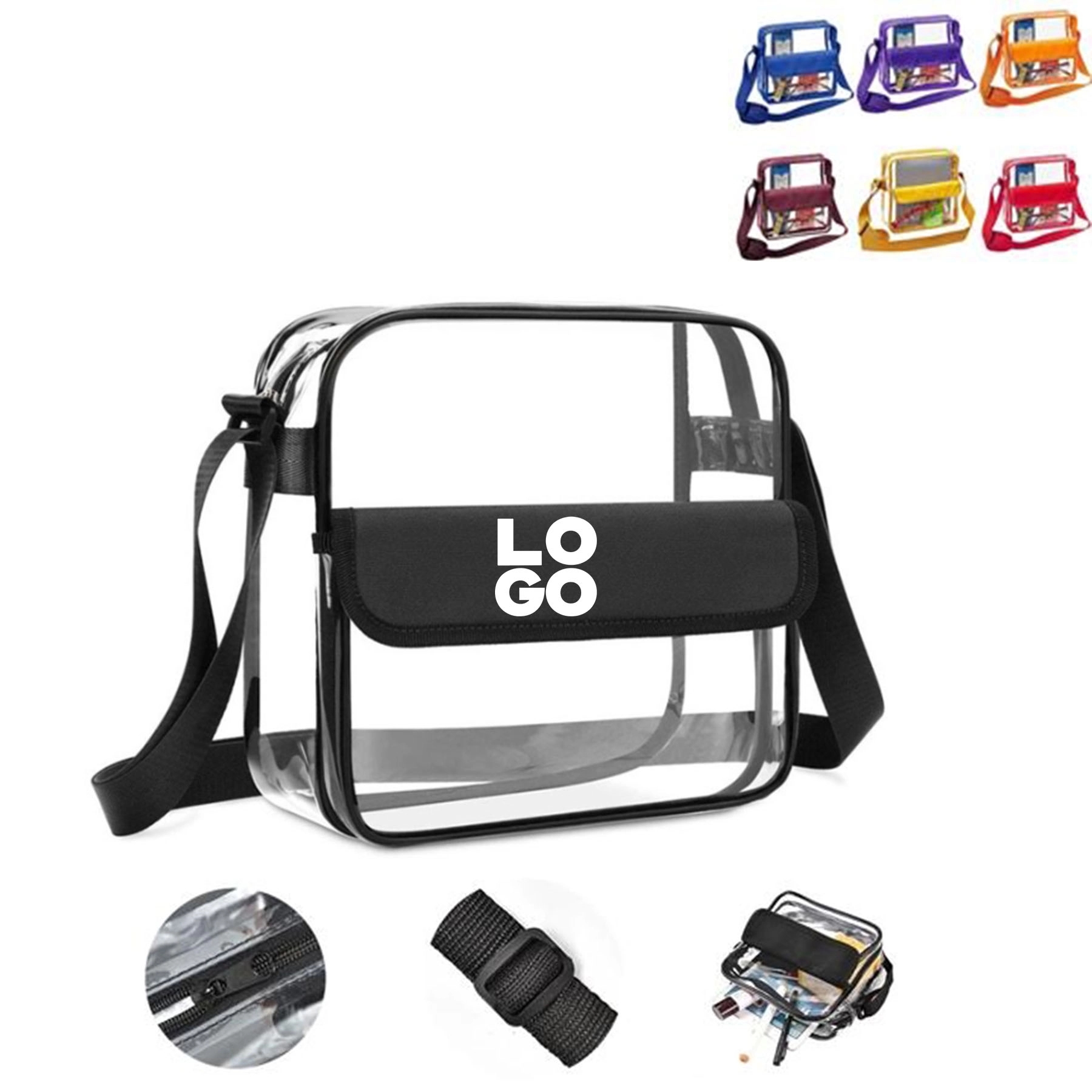 Clear Messenger Bag 2