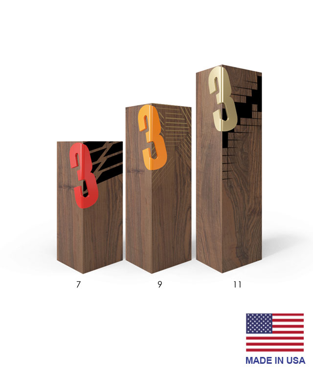 Square Walnut 27