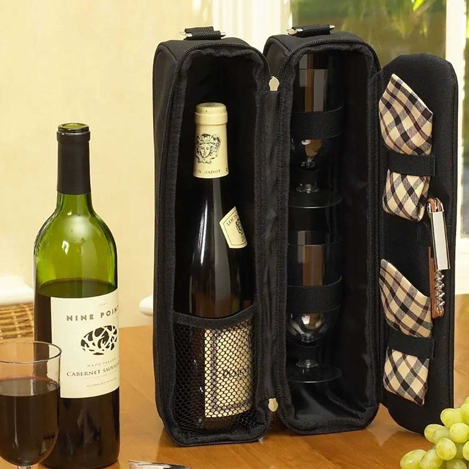 Picnic wine cooler insulated bag 4
