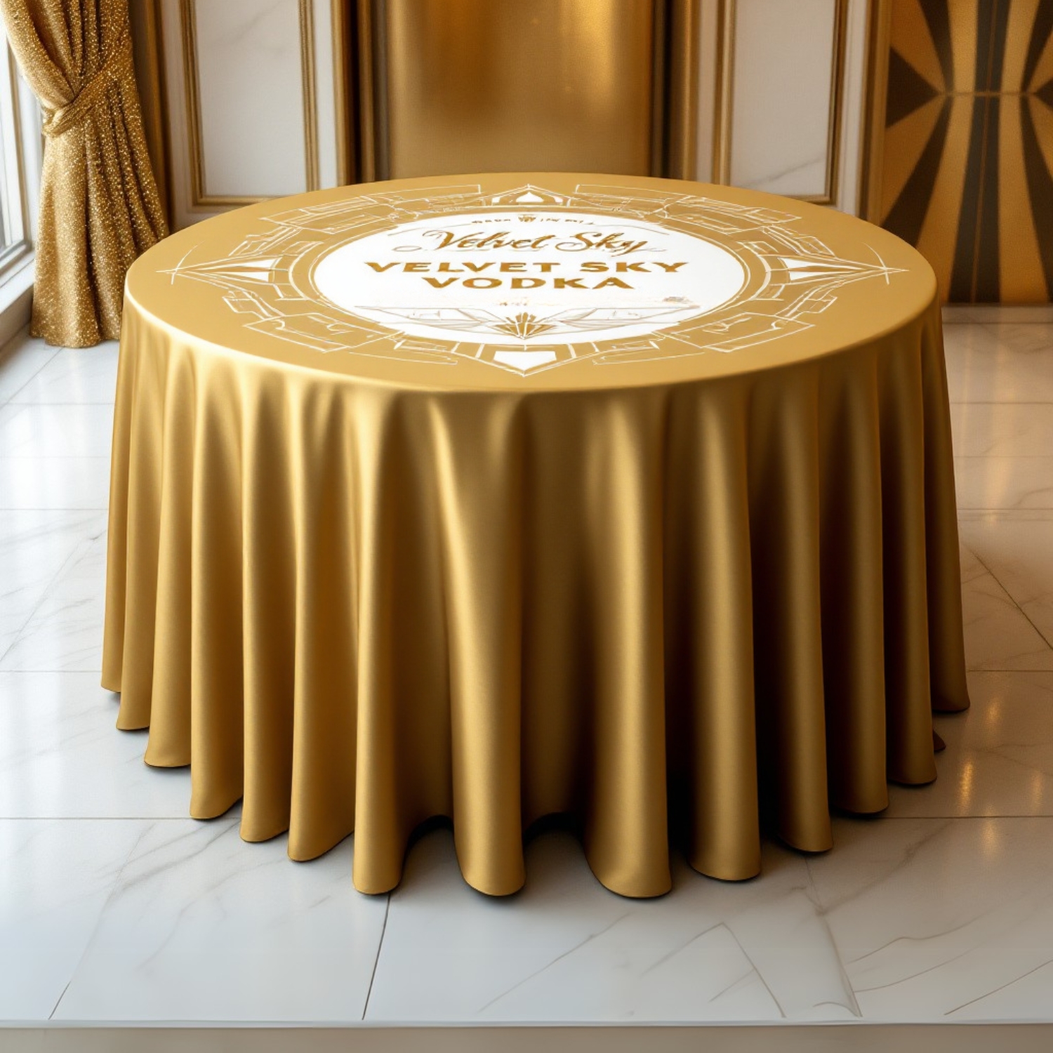 132" Round Table Throw 3