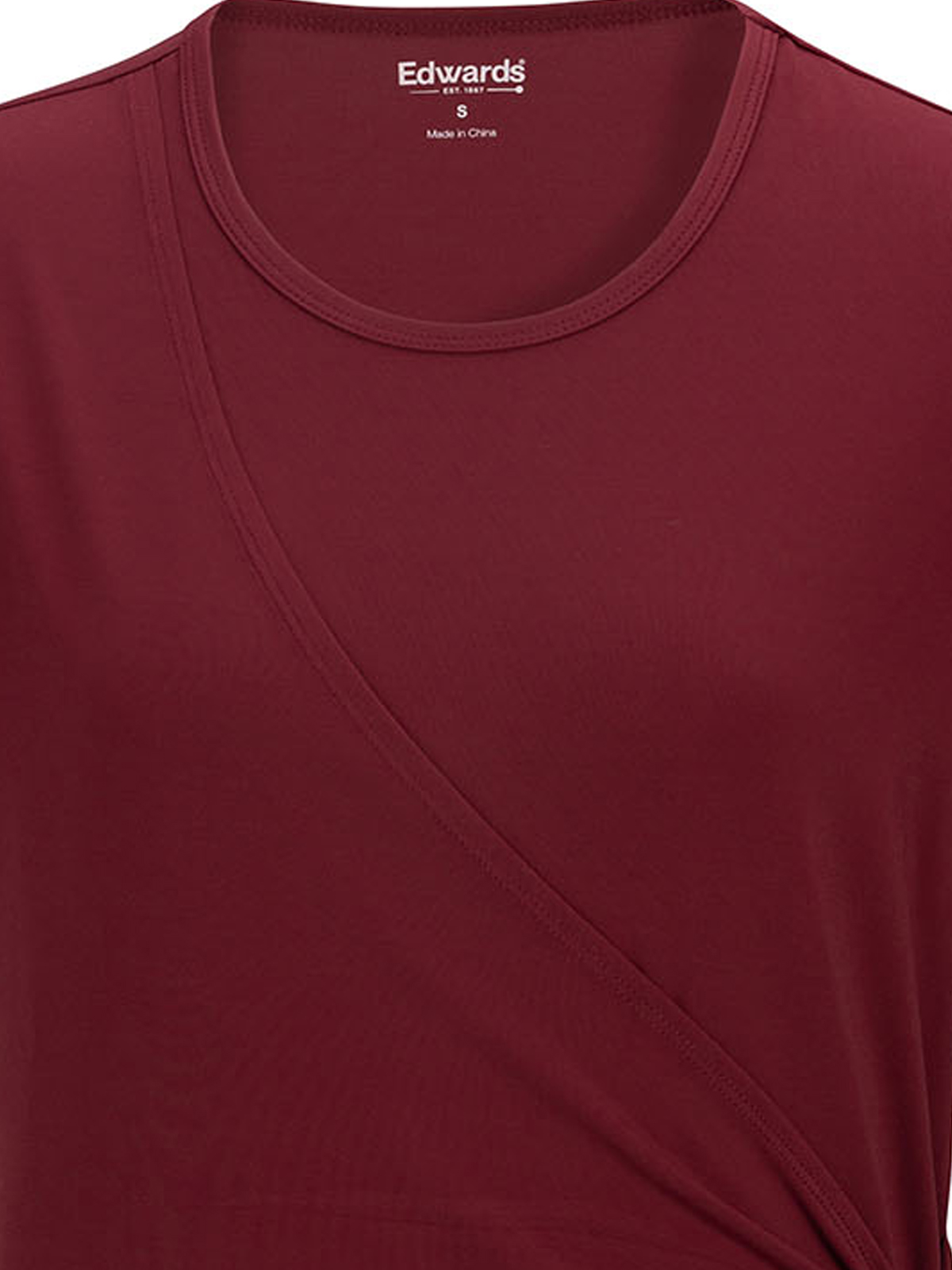 Edwards Garment - Women's Pocketless Soft Wrap Blouse 1