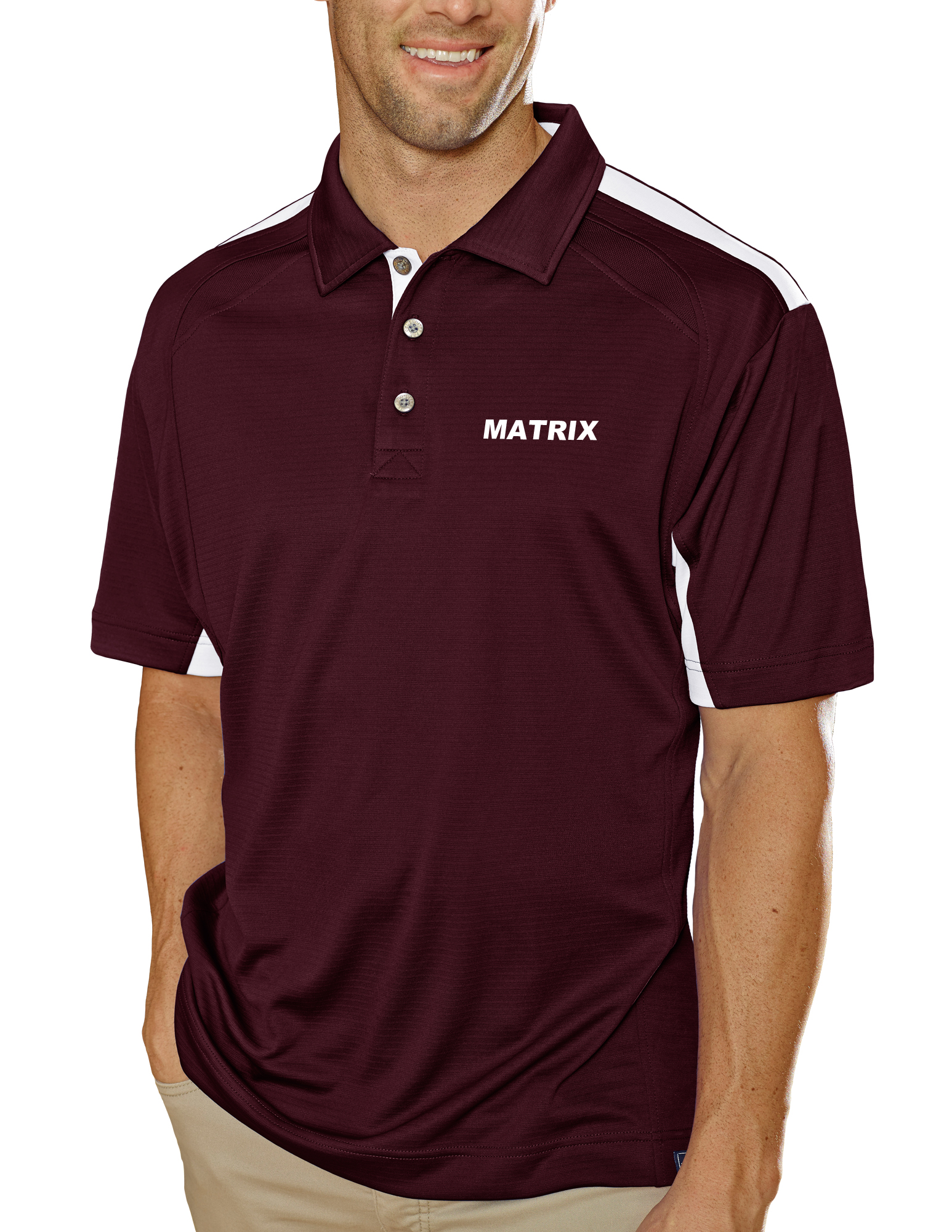 Men's Matrix Big Ottoman Polo Shirt 1