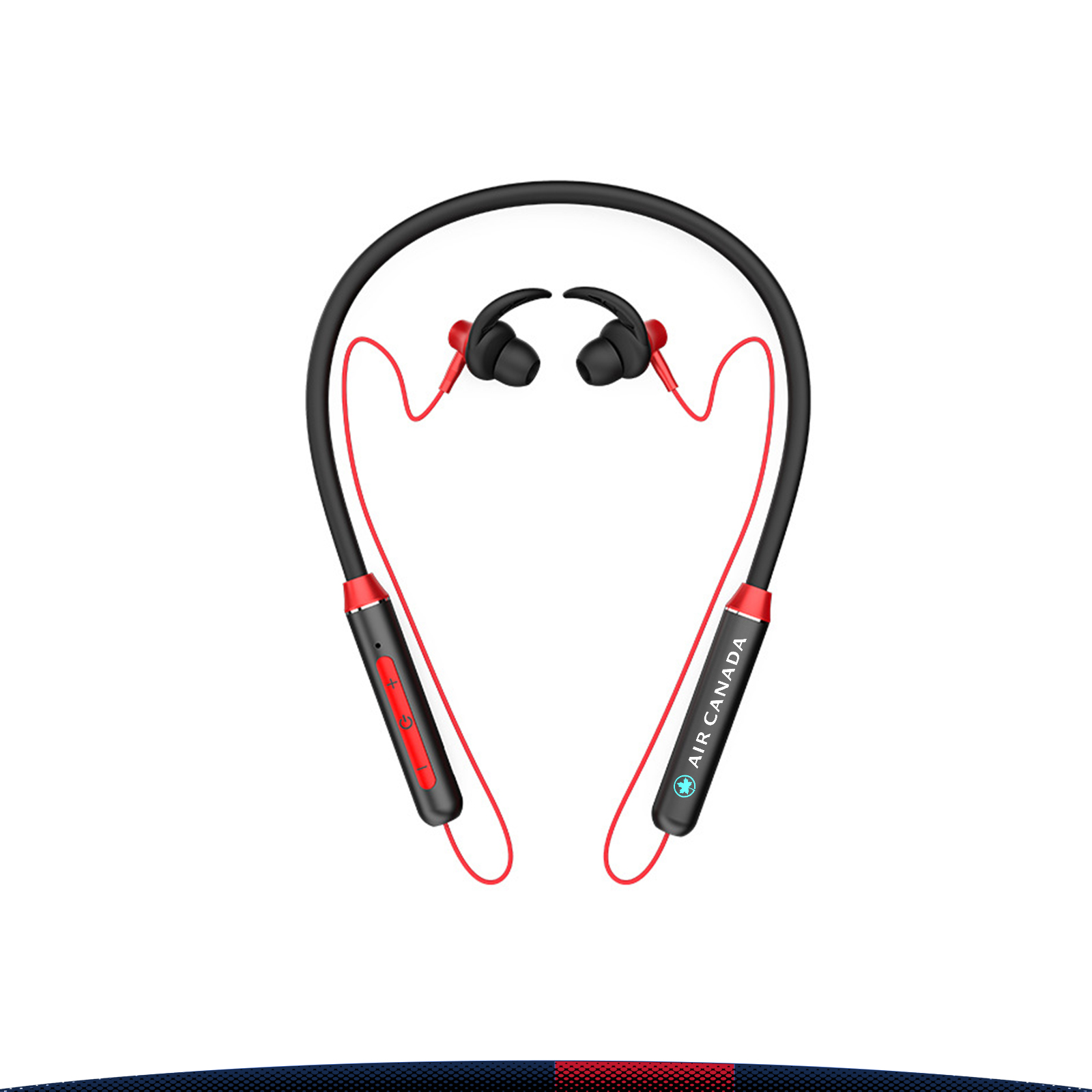 Violet Neckband Headphones 1