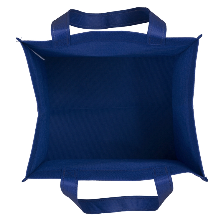 10"W x 12"H x 8" Gusset - "FULL VIEW" Junior Large Imprint Grocery Shopping Tote Bag 15