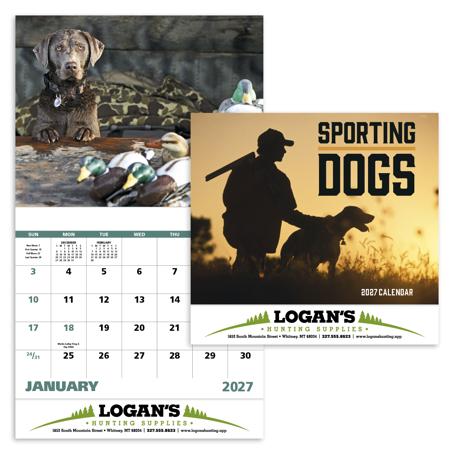 Good Value™ Sporting Dogs - Stapled Calendar 45