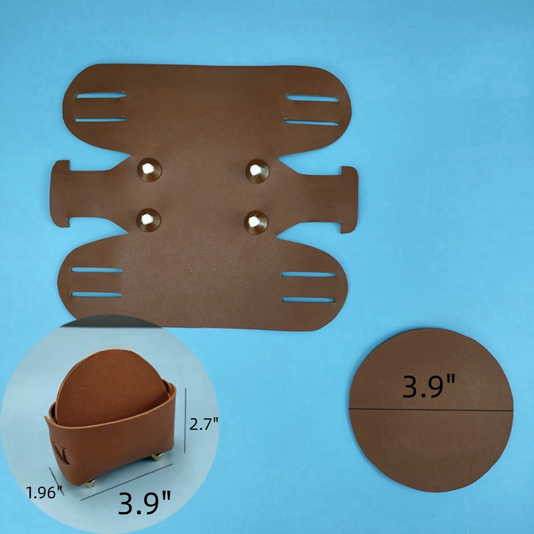 Leather Coasters for Drinks 3