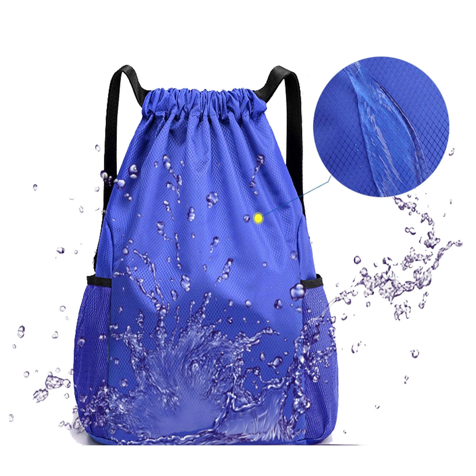 Drawstring Backpack Water Resistant String Bag 3