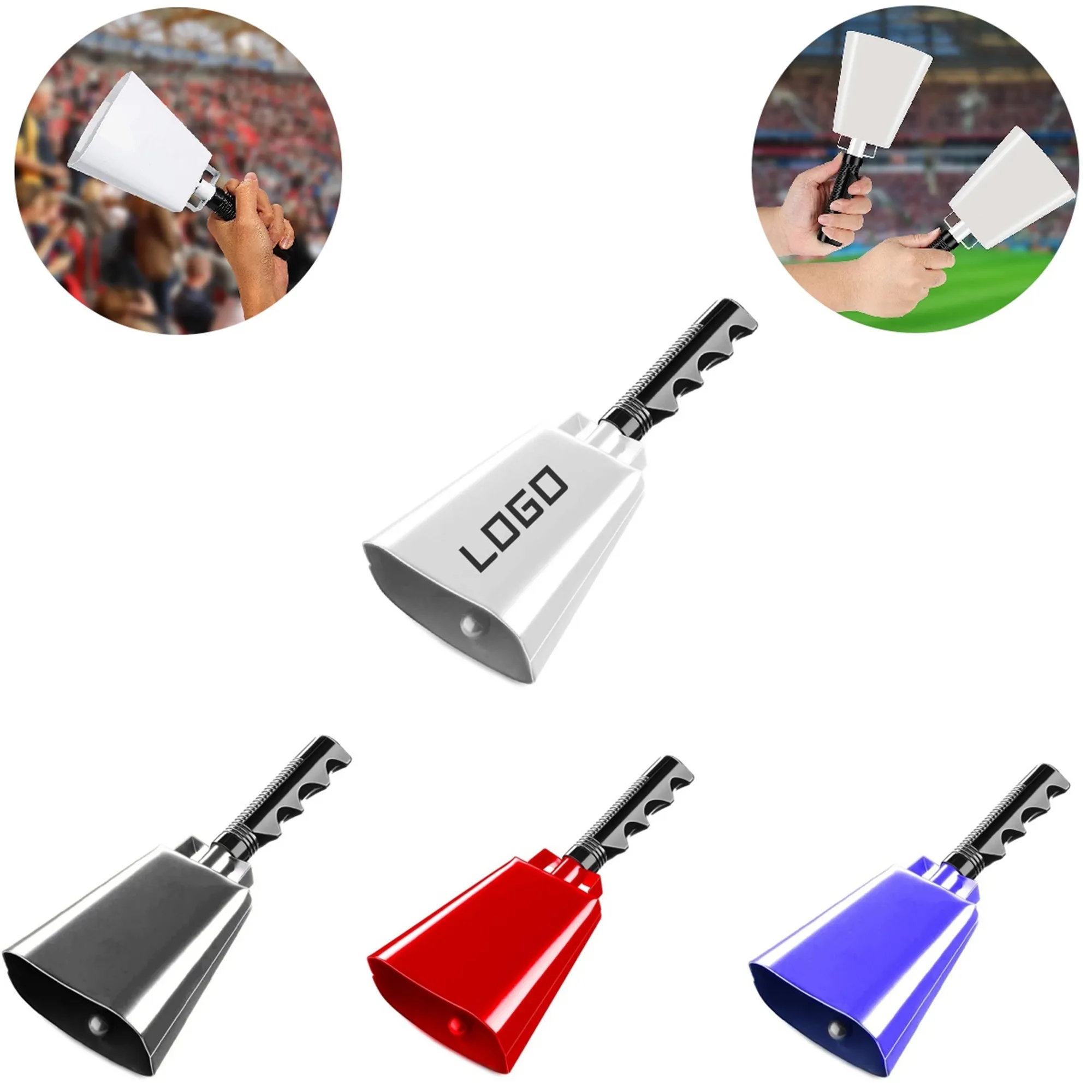 Long Handled Cowbell for Sports Events 2