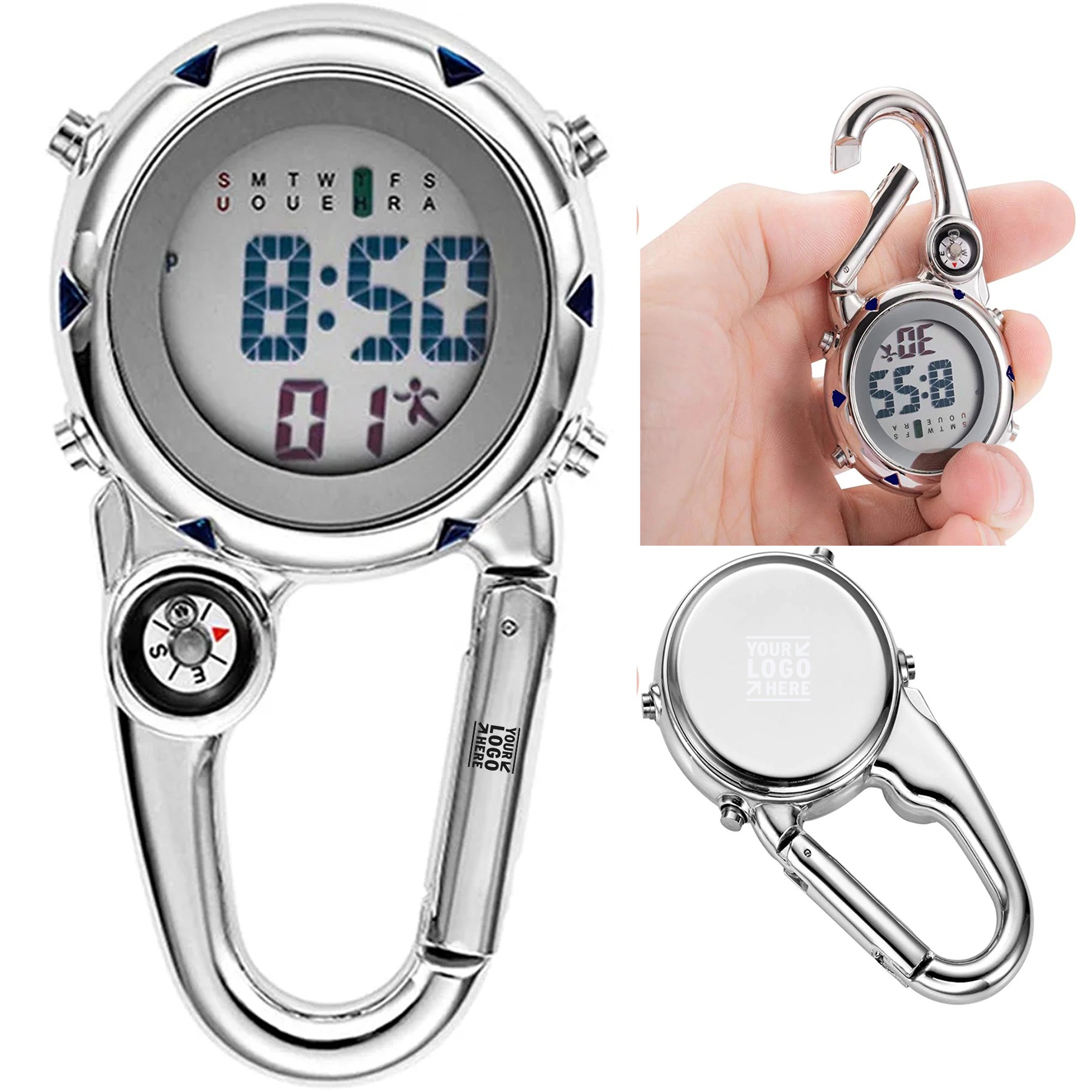 Digital Carabiner Watch Clip 3