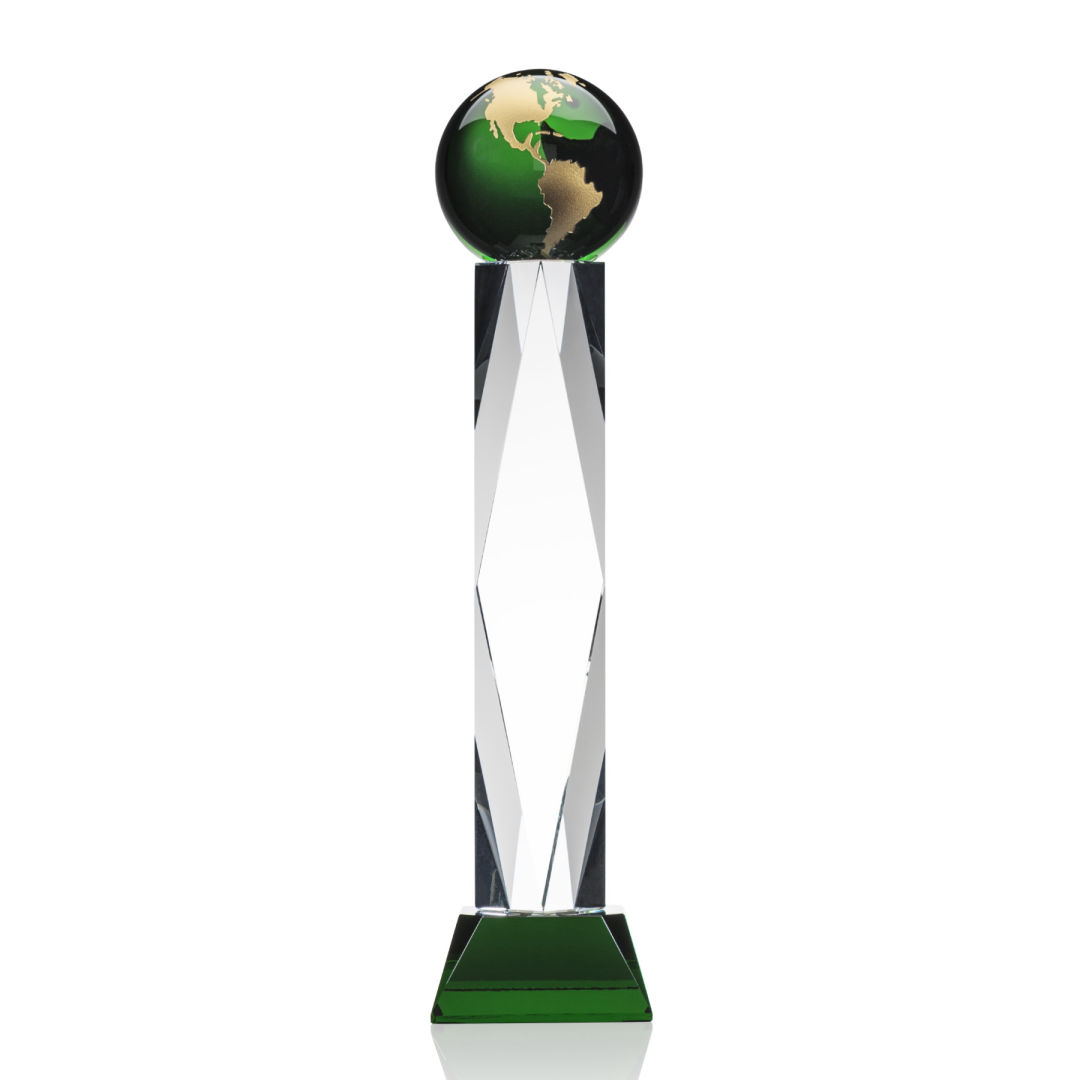 Ripley Globe Award - Green/Gold 13