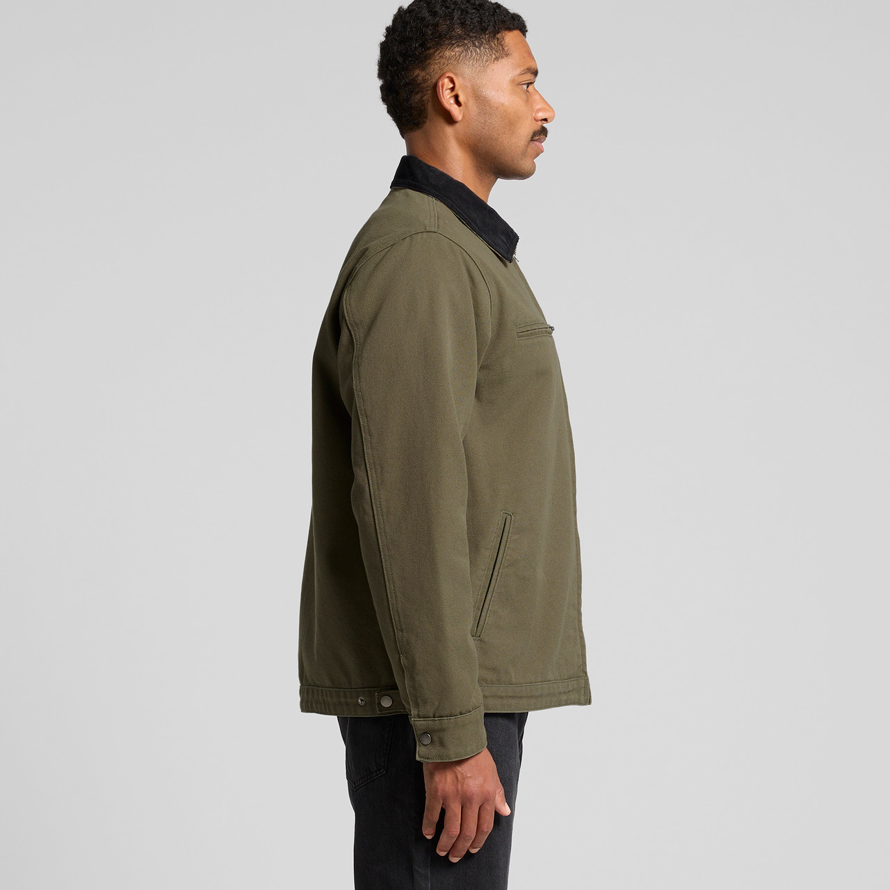 Canvas Cord Collar Jacket | 5533 11