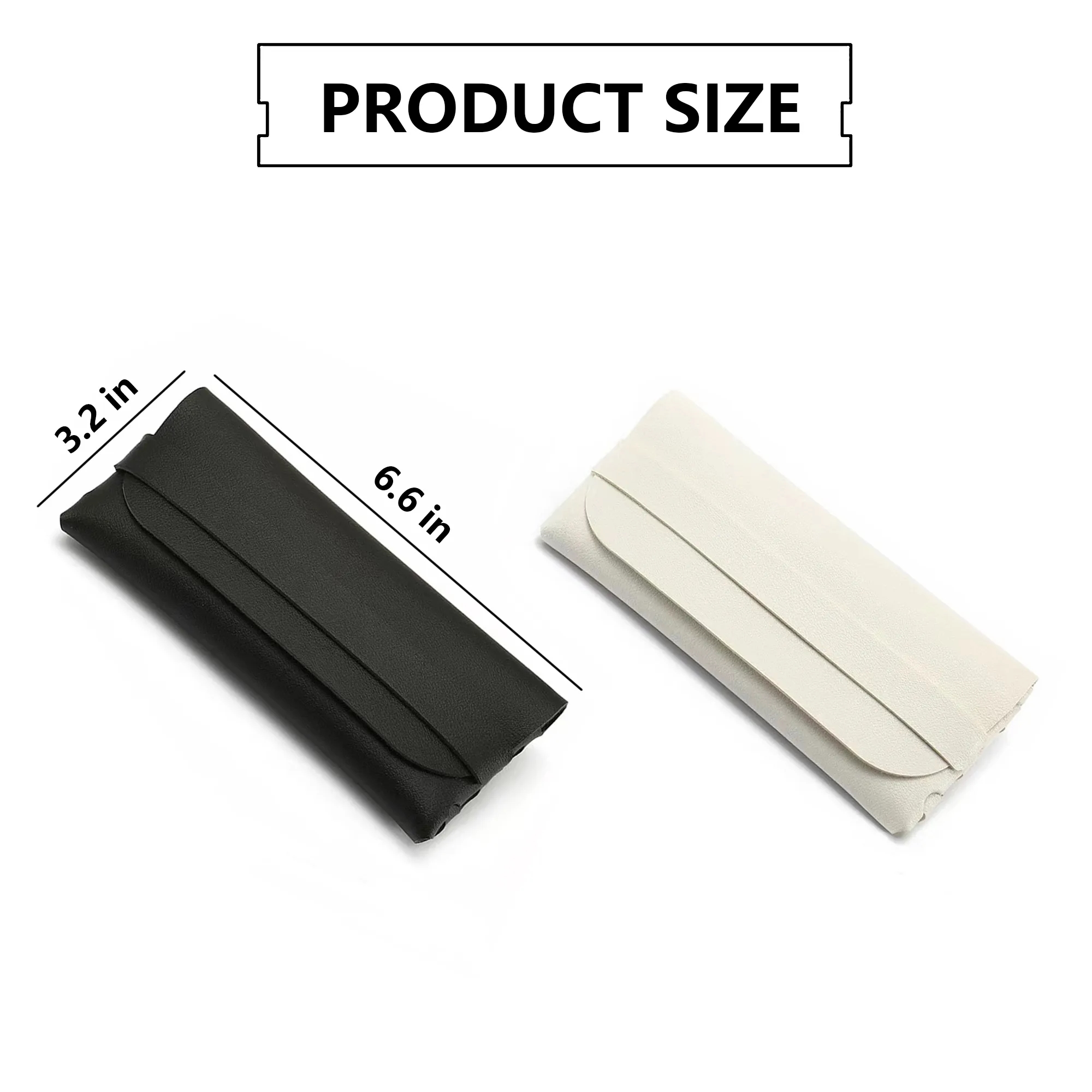 Leather Portable Eyeglass Case Free Shipping 5