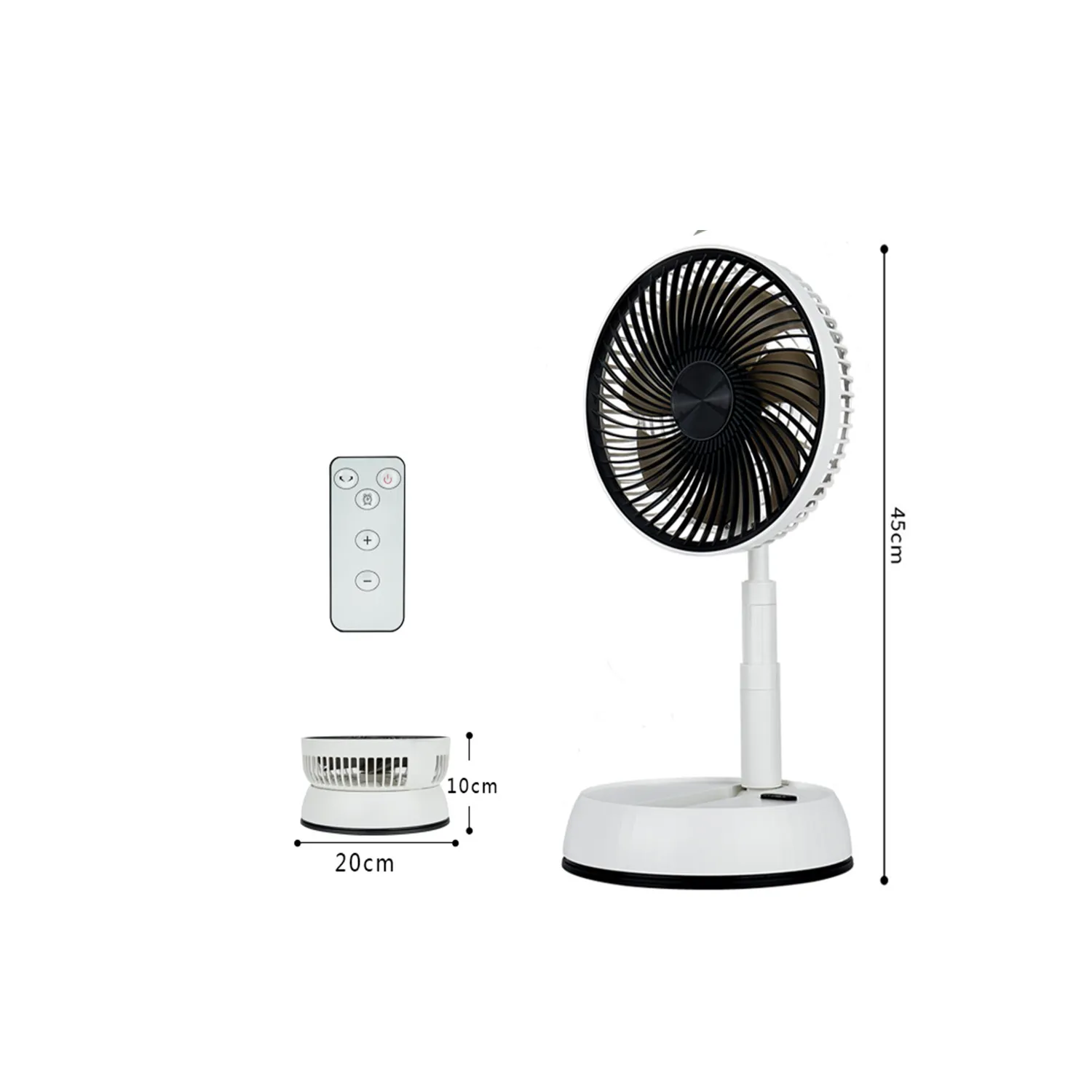 Retractable Dual-Purpose Silent Fan 1