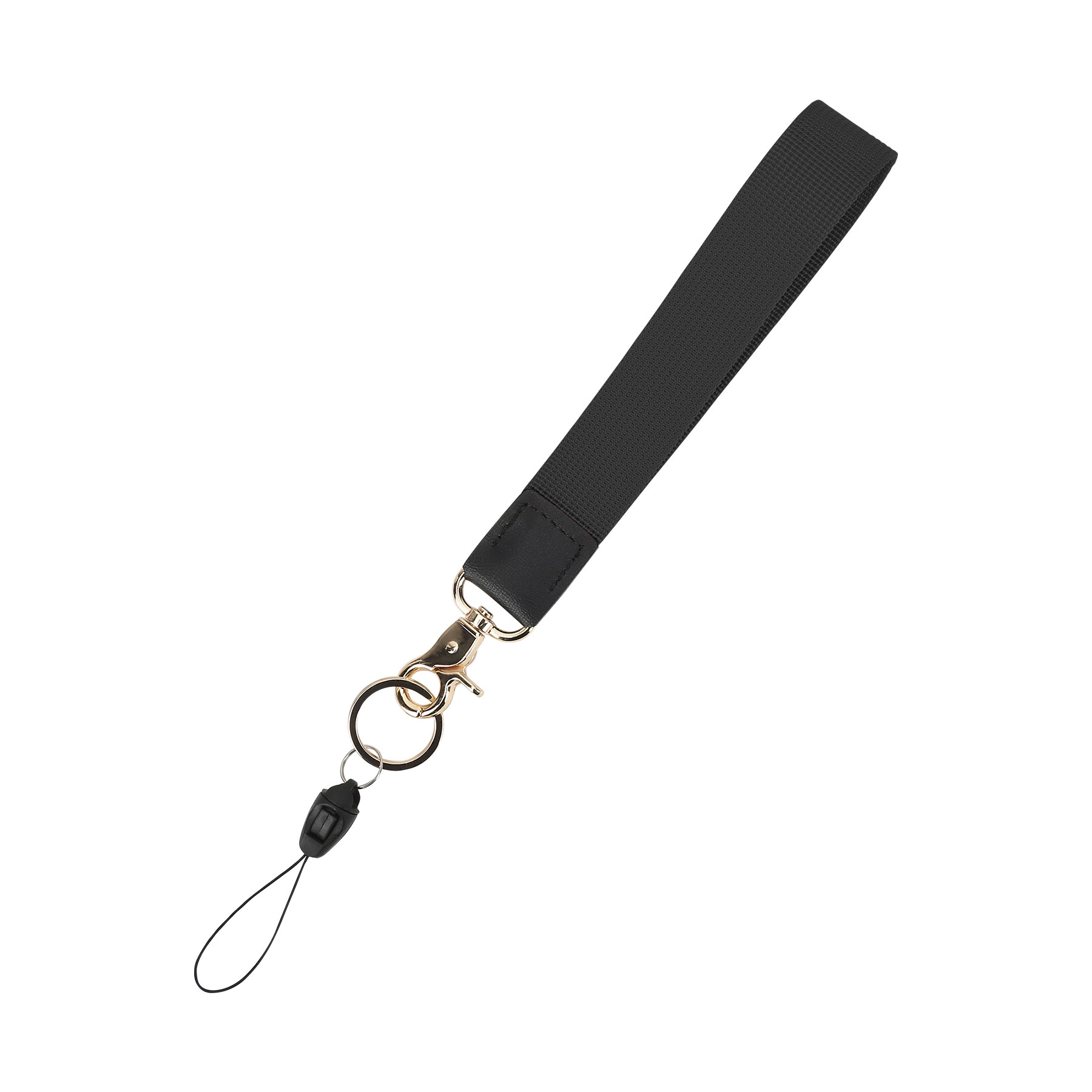 1" Wide Polyester Wristlet Keychain 17
