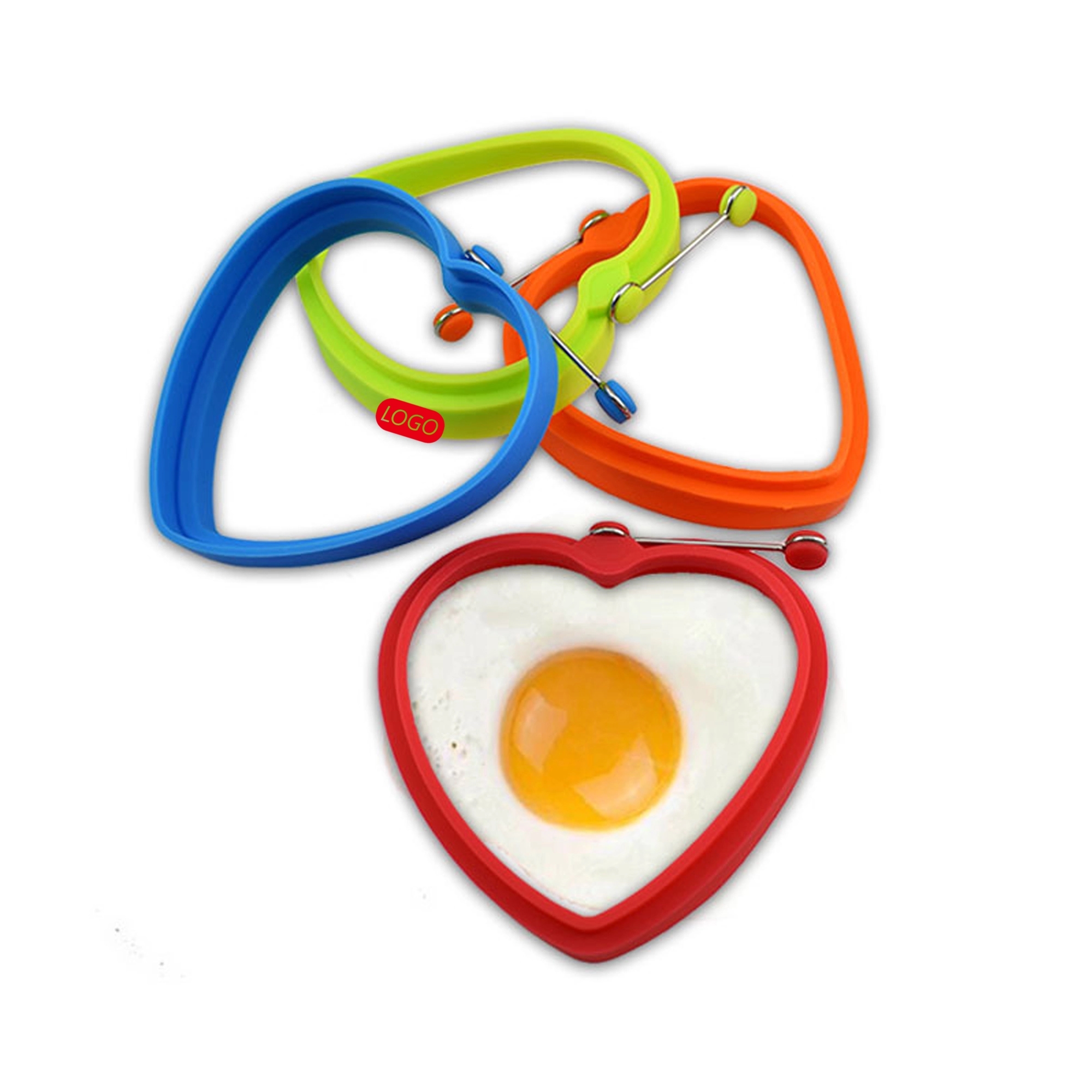 Heart Silicone Egg Rings 1