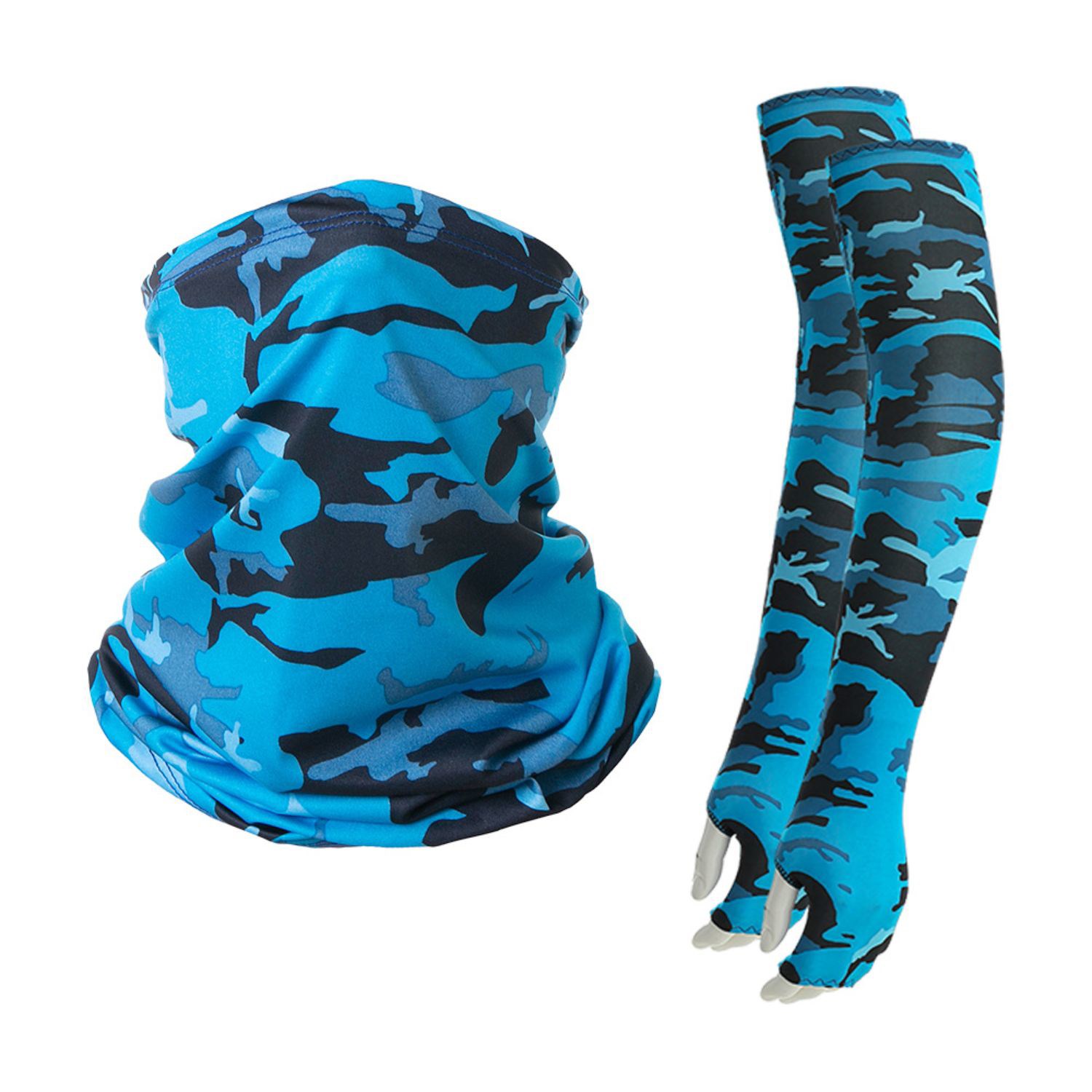 COMBO - Arm sleeves & Neck Gaiter w/ Full Bleed Sublimation 28