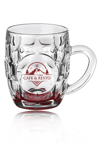 10 oz. ARC Britannia Glass Beer Mugs 13