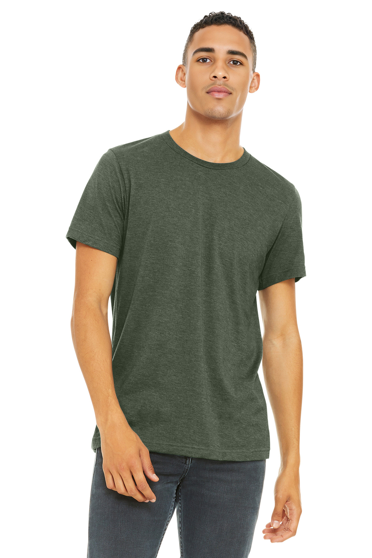 BELLA+CANVAS Unisex Heather CVC Short Sleeve Tee. BC3001CVC 82