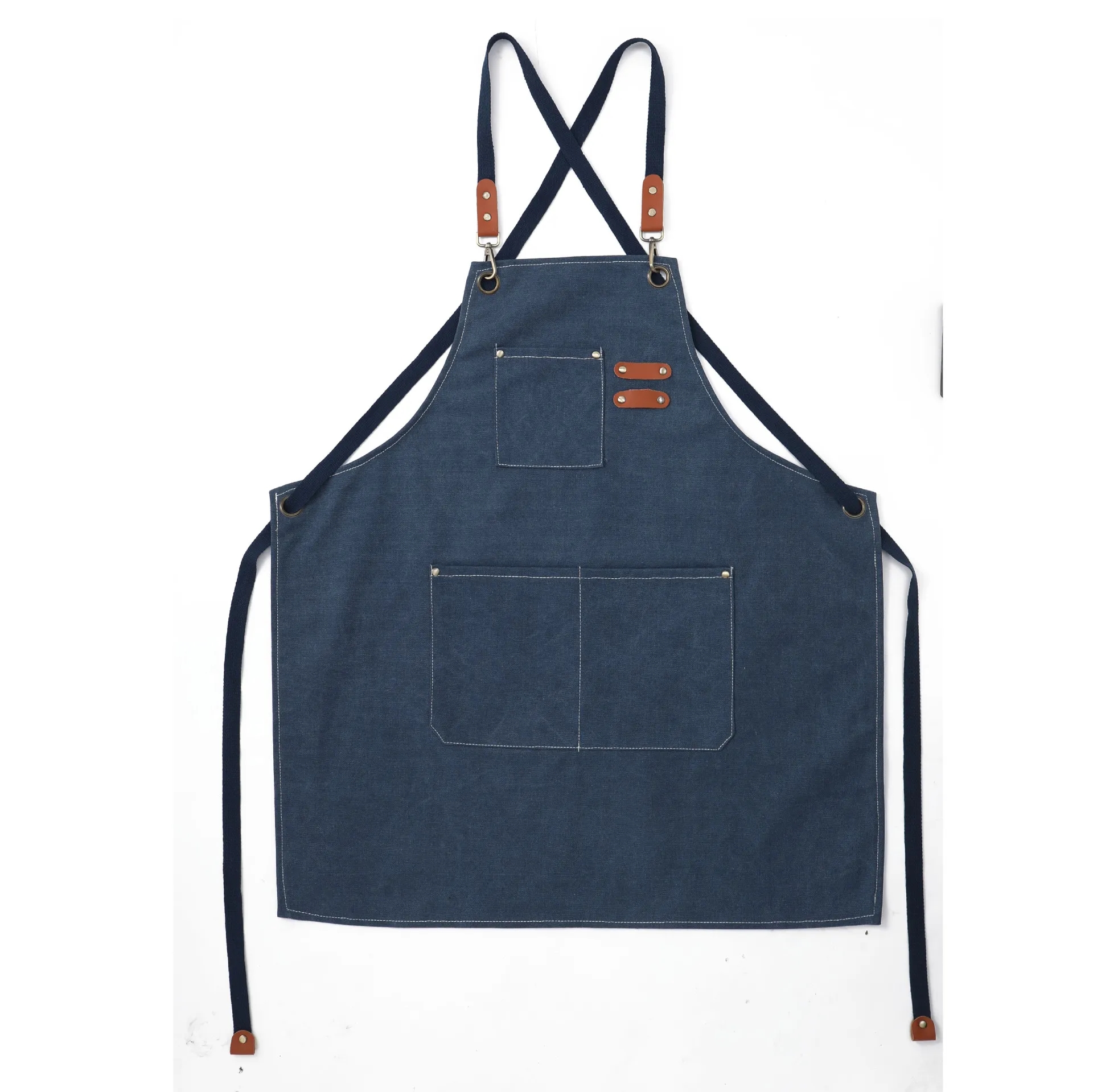Adjustable Denim Bib Work Apron 3