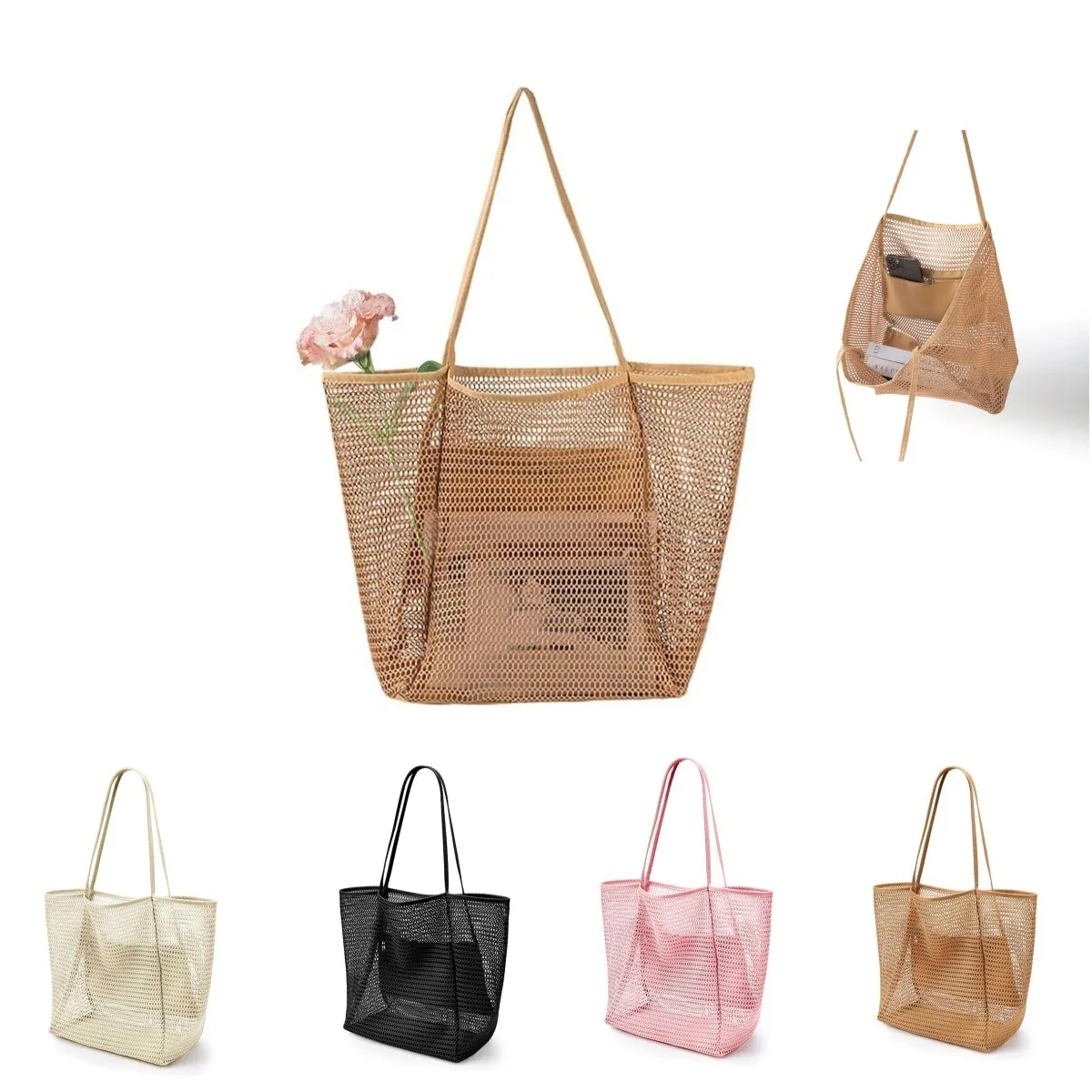 Tote Bag,Woven Beach Bag 9