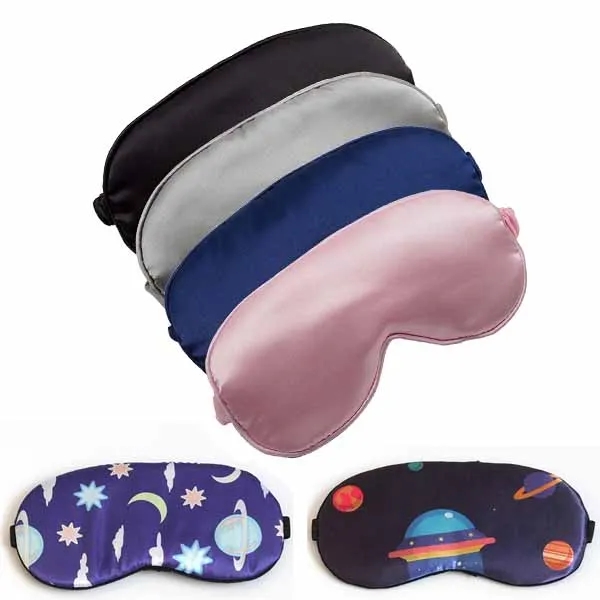 Sleep Masks Silk Eye Cover Satin Blindfold Elastic Strap 5