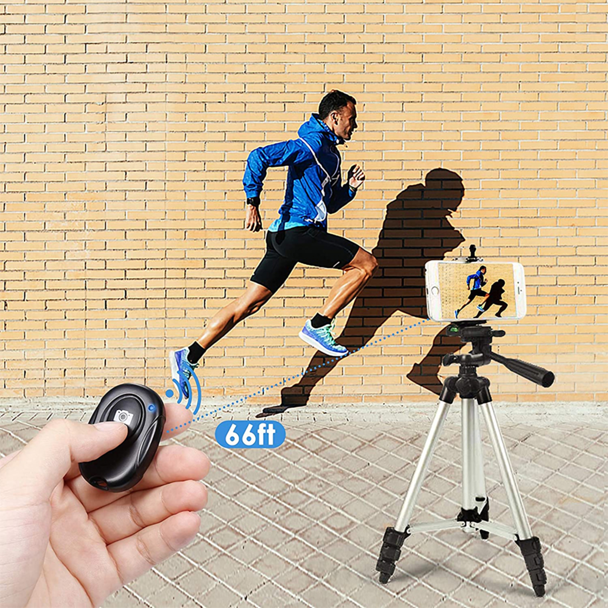 ABS Bluetooth Self-Timing Camera Remote 2