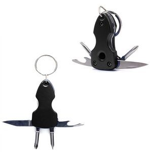 Foldable Key Shaped Knife With Stainless Steel Blade 2